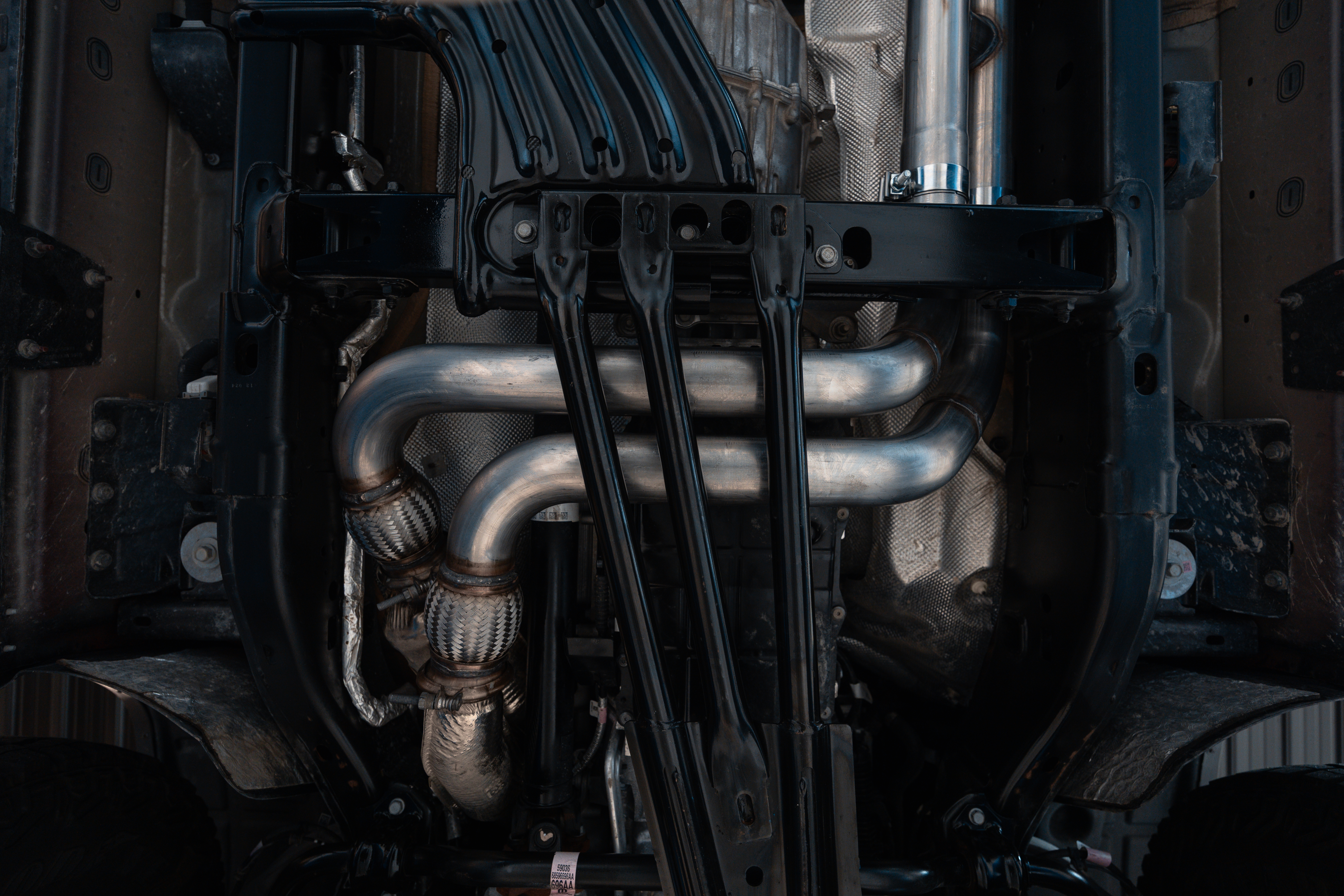 MBRP Exhaust MBRP 3-inch Cat-Back Dual Split Rear Exit, T304 with CF Tips. S51573CF