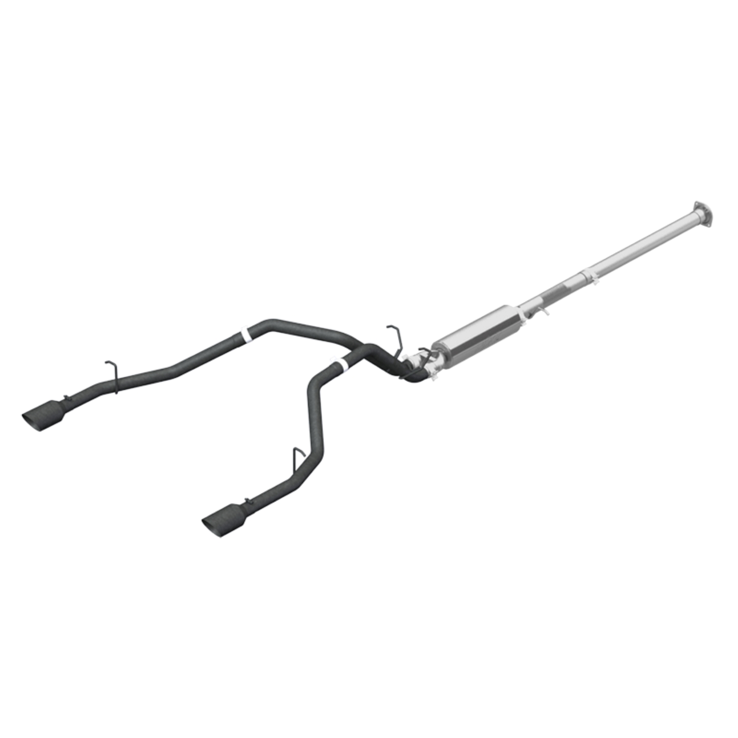 MBRP Exhaust 3in. Cat-Back. 2.5in. Dual Split Rear Exit. BLK S5152BLK