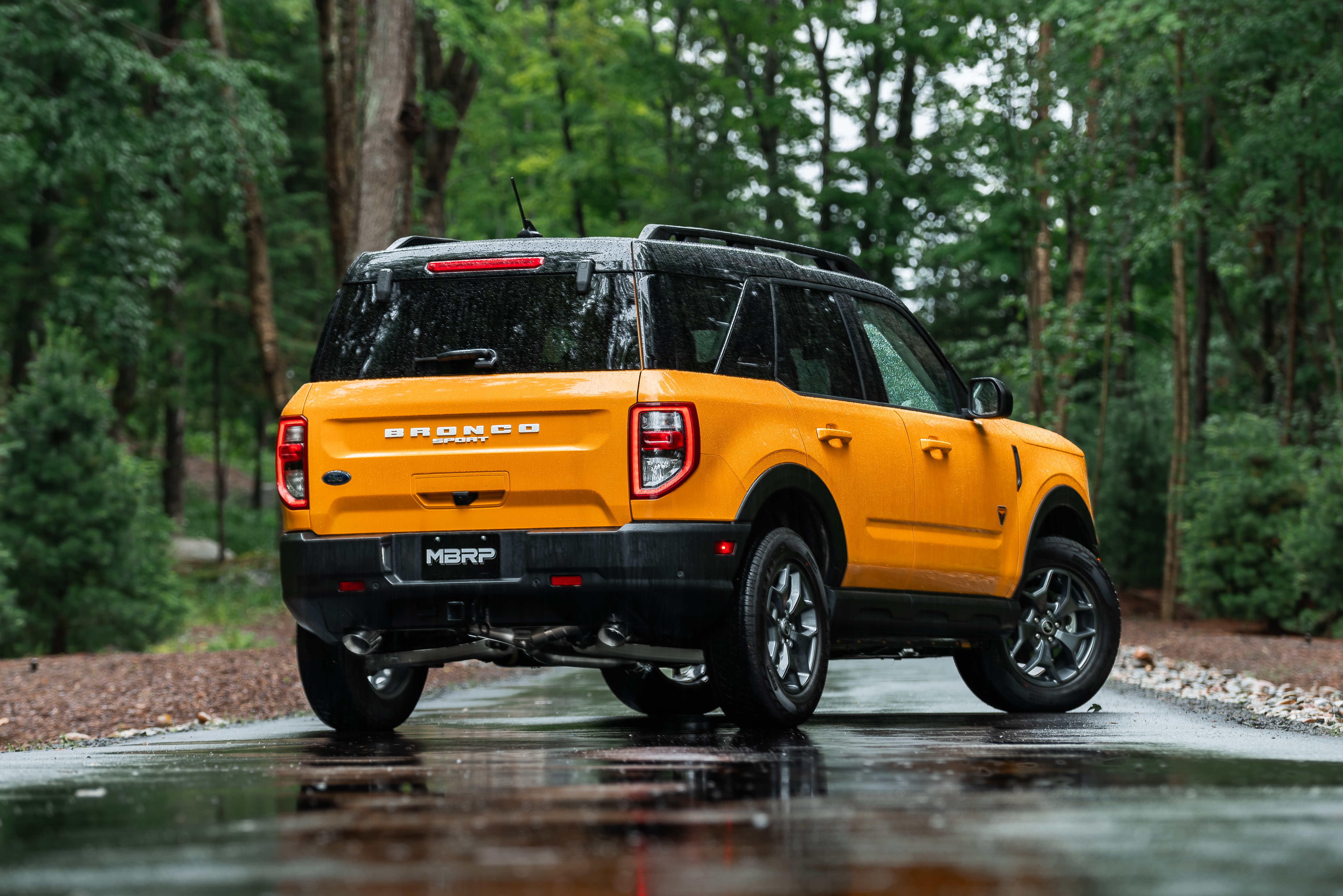 MBRP Exhaust 2.5in. Resonator-Back. Dual Split Rear Exit. T409 S5207409