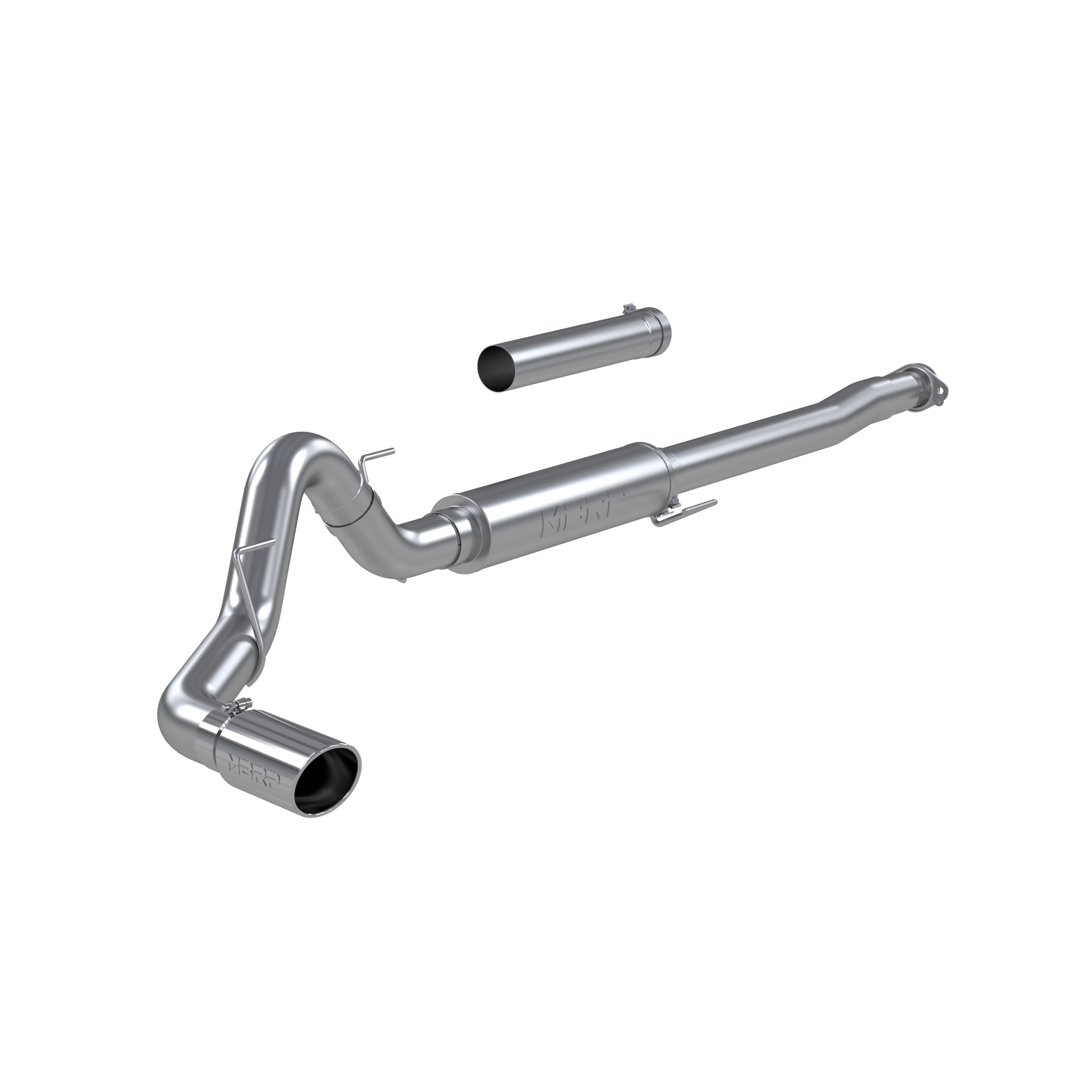 MBRP Exhaust 4in. Cat-Back. Single Side Exit. Race Version. AL S5209AL