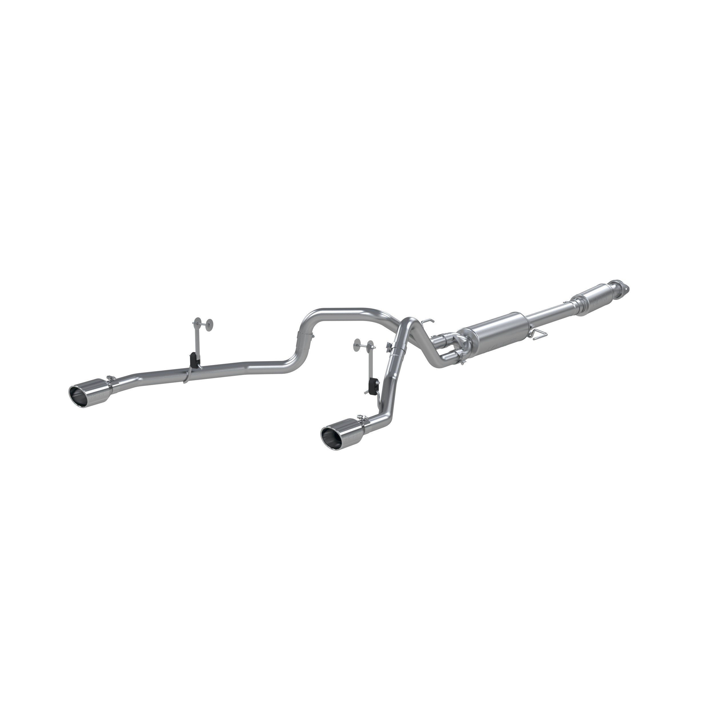 MBRP Exhaust 3in. Cat-Back. 2.5in. Dual Split Rear Exit. AL S5215AL