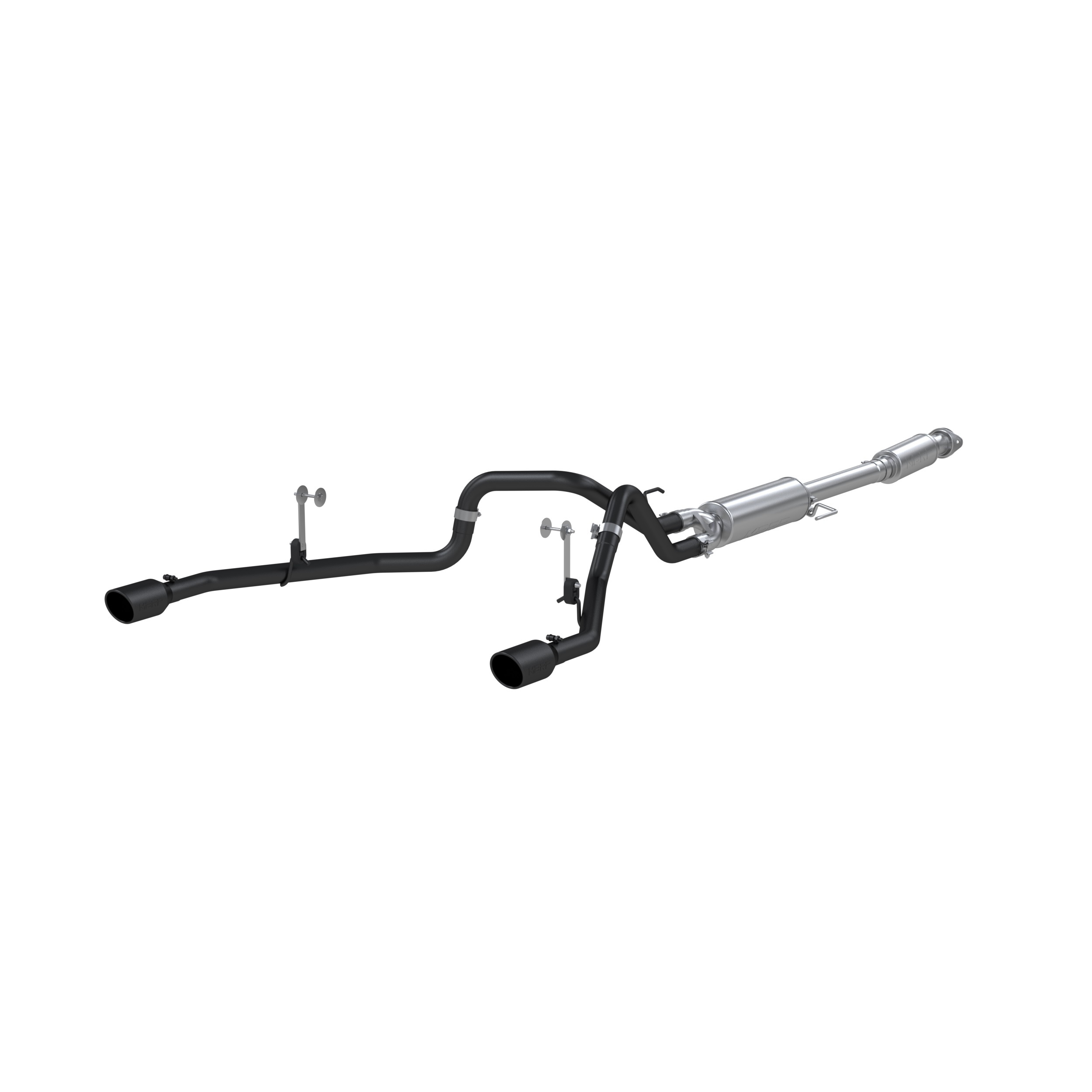 MBRP Exhaust 3in. Cat-Back. 2.5in. Dual Split Rear Exit. BLK S5215BLK