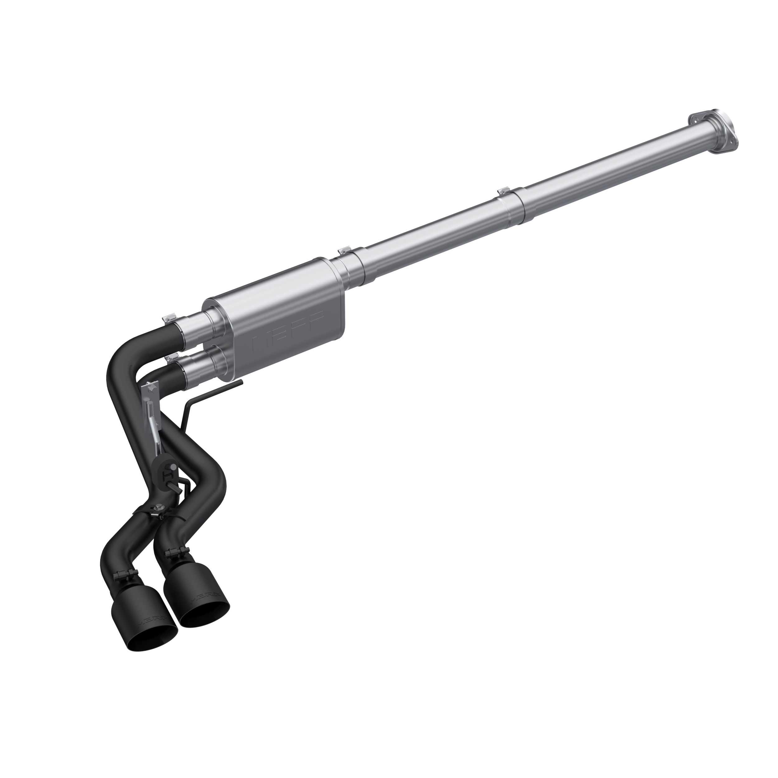 MBRP Exhaust 3in. Cat-Back. 2.5in. Dual Pre-Axle. BLK S5217BLK
