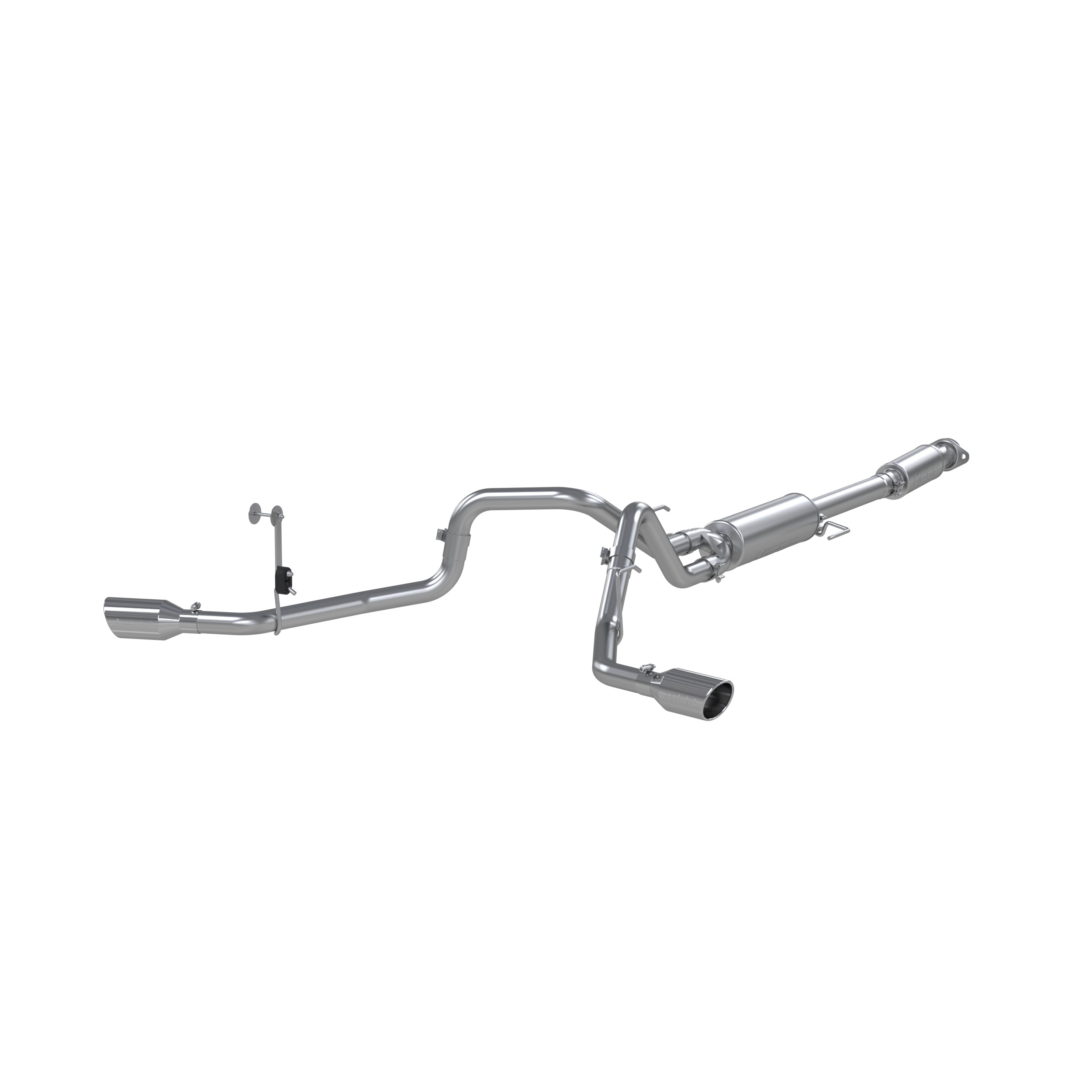 MBRP Exhaust 3in. Cat-Back. 2.5in Dual Split Side Exit. AL S5213AL