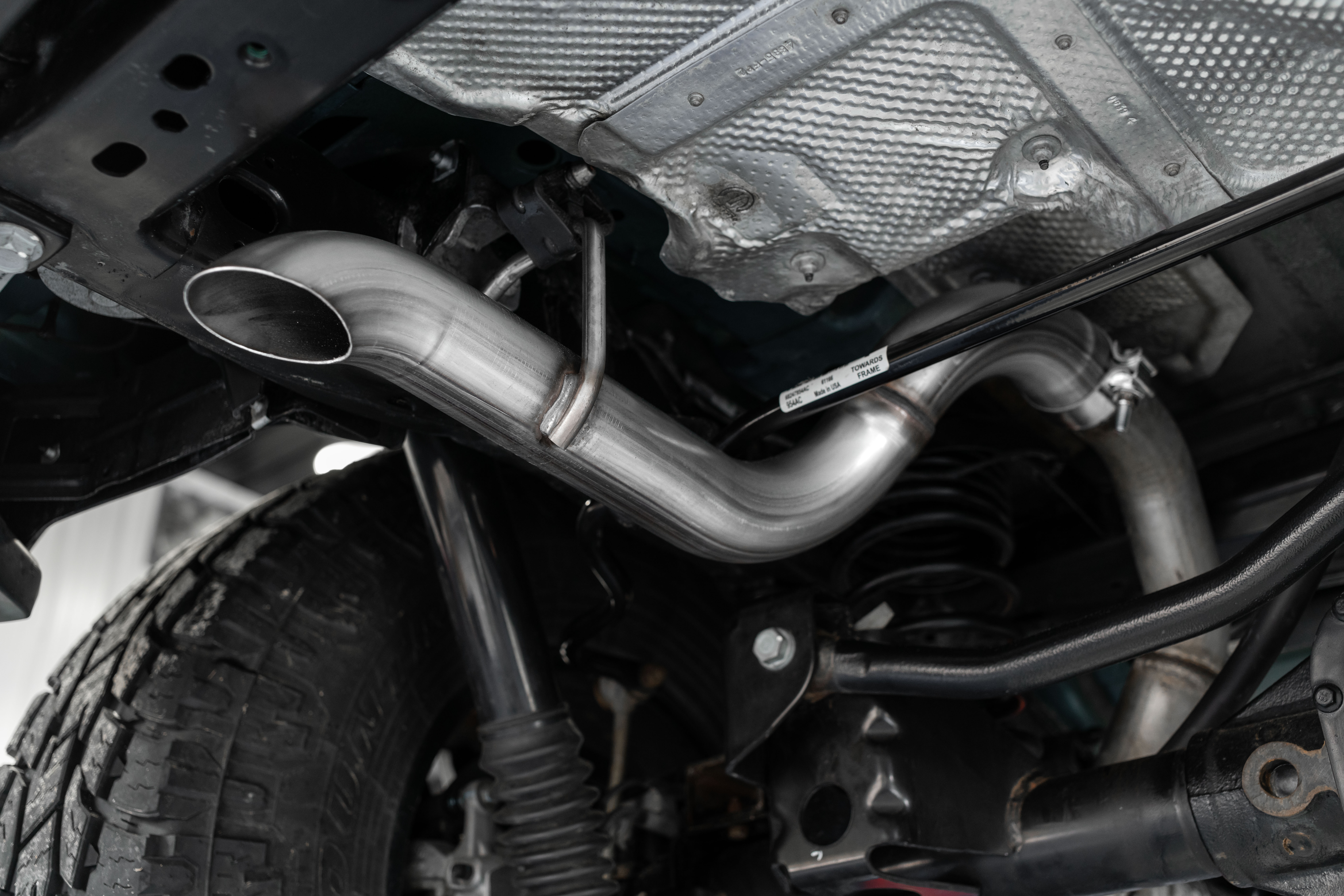 MBRP Exhaust 2.5in. Axle-Back. High Clearance. Single Rear Exit. Race Version. T409 S5527409