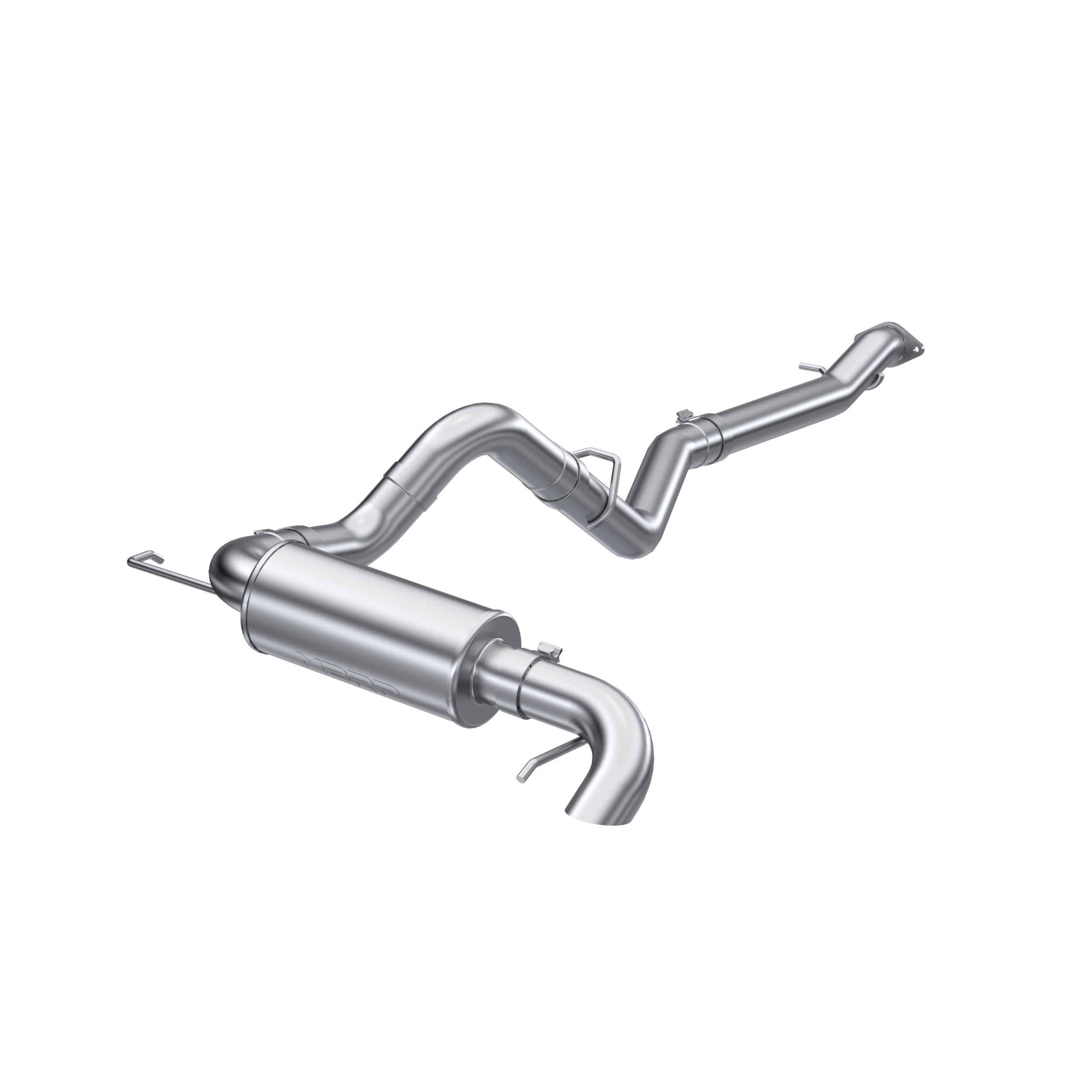 MBRP Exhaust 3in. Cat-Back. Single Rear Exit. High Clearance. AL S5237AL