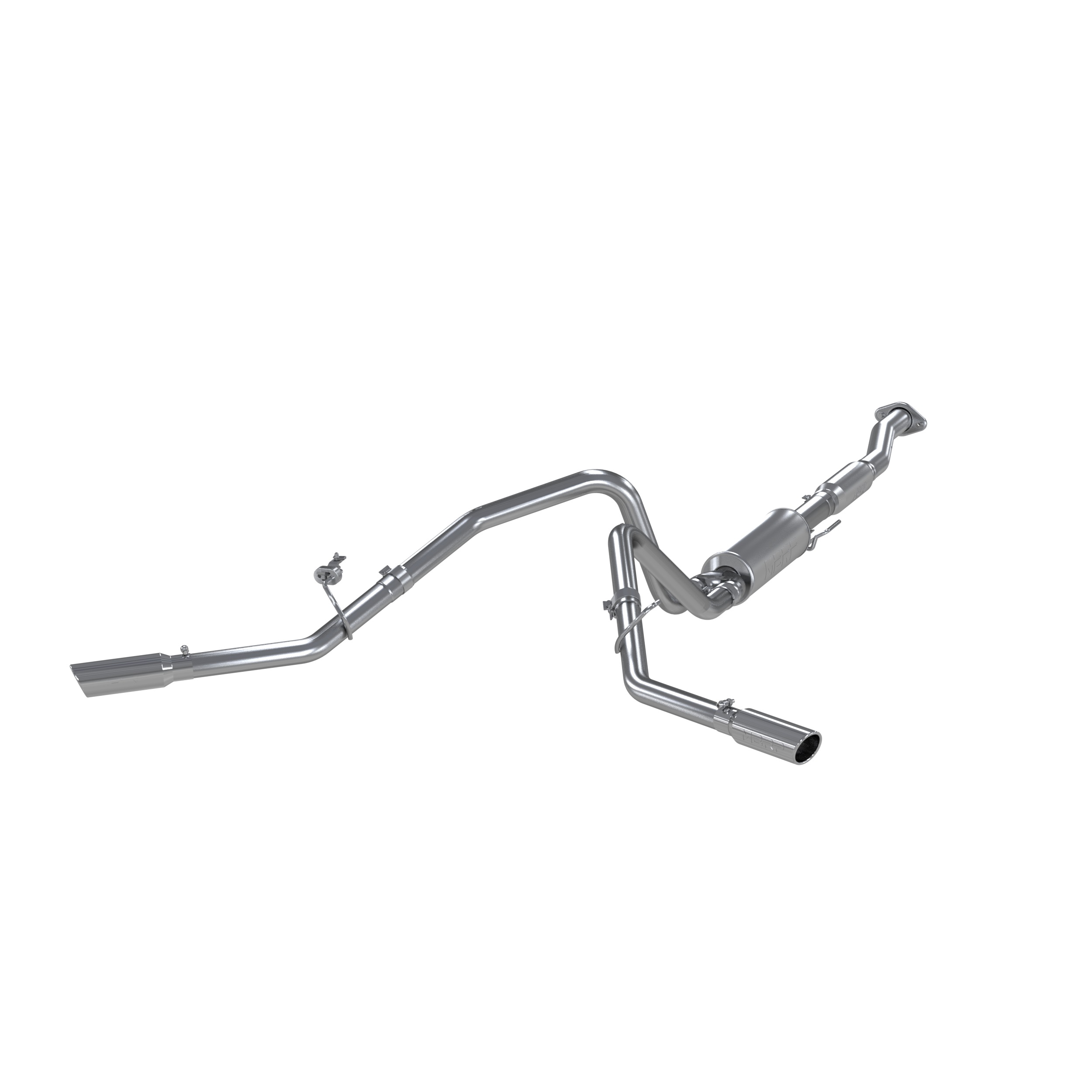 MBRP Exhaust 3in. Cat-Back. 2.5in Dual Split Side Exit. AL S5232AL