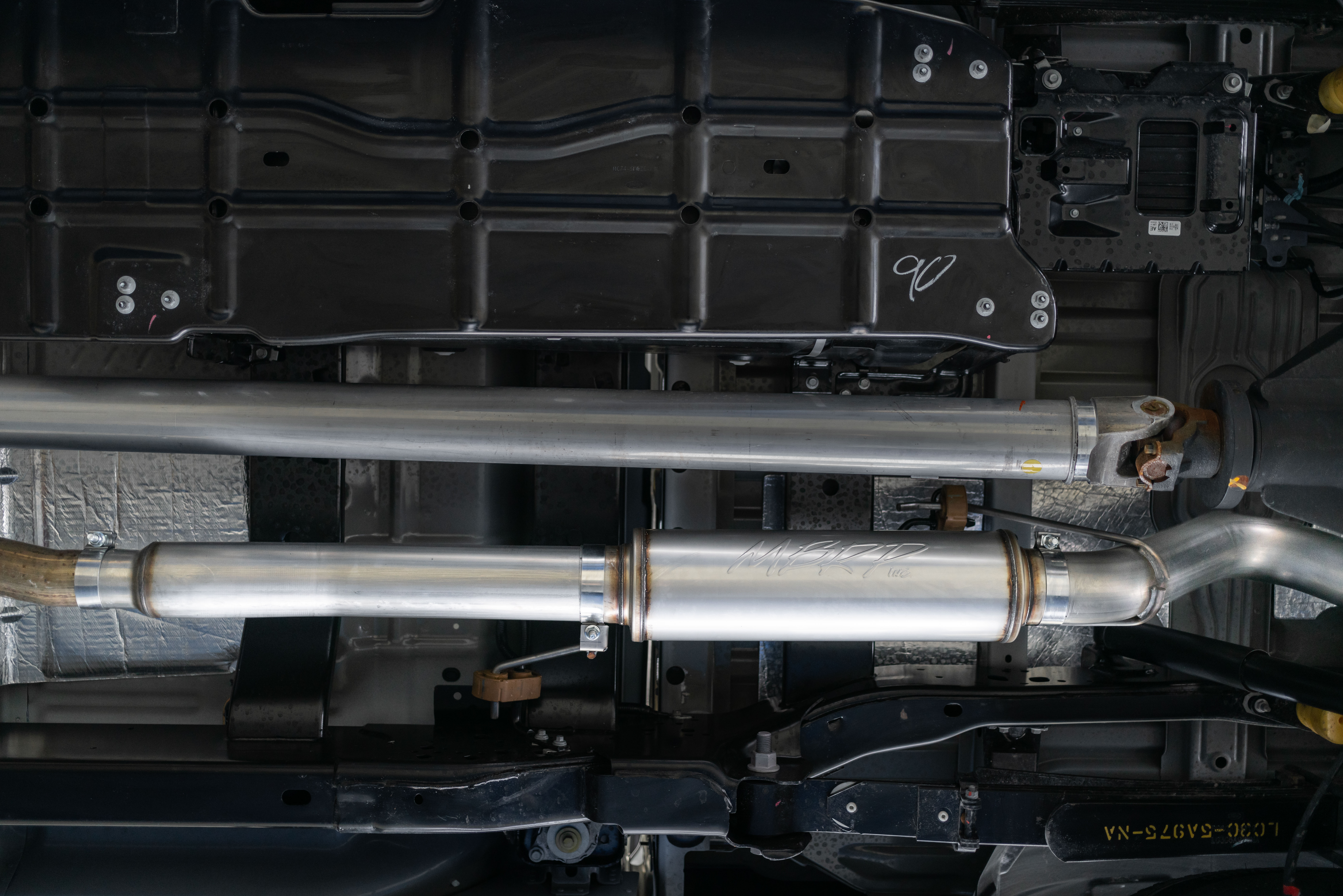 MBRP Exhaust 4in. Resonator-Back. Single Side Exit. Street Version. AL S5247AL