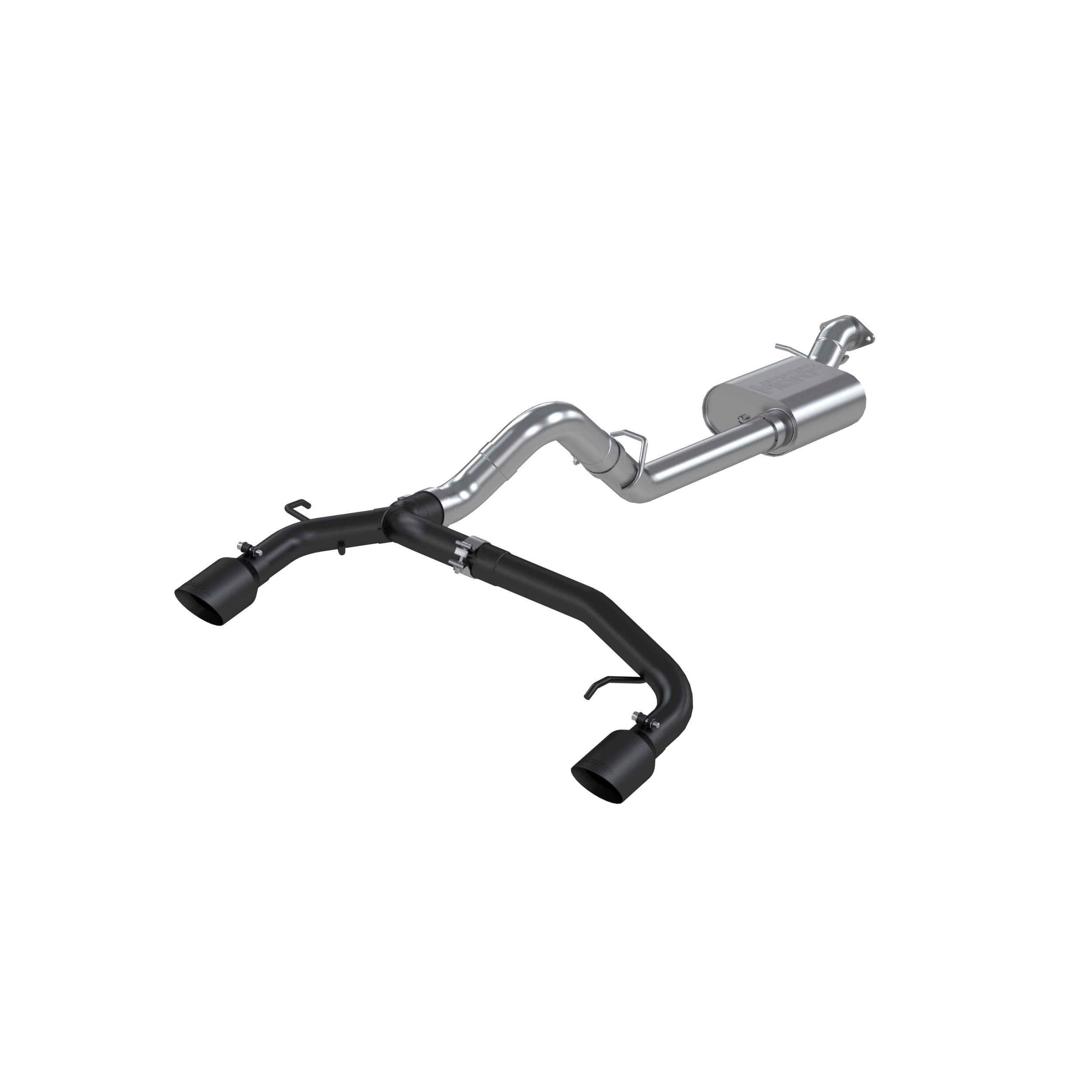 MBRP Exhaust 3in. Cat-Back. 2.5in. Dual Split Rear Exit. BLK S5241BLK