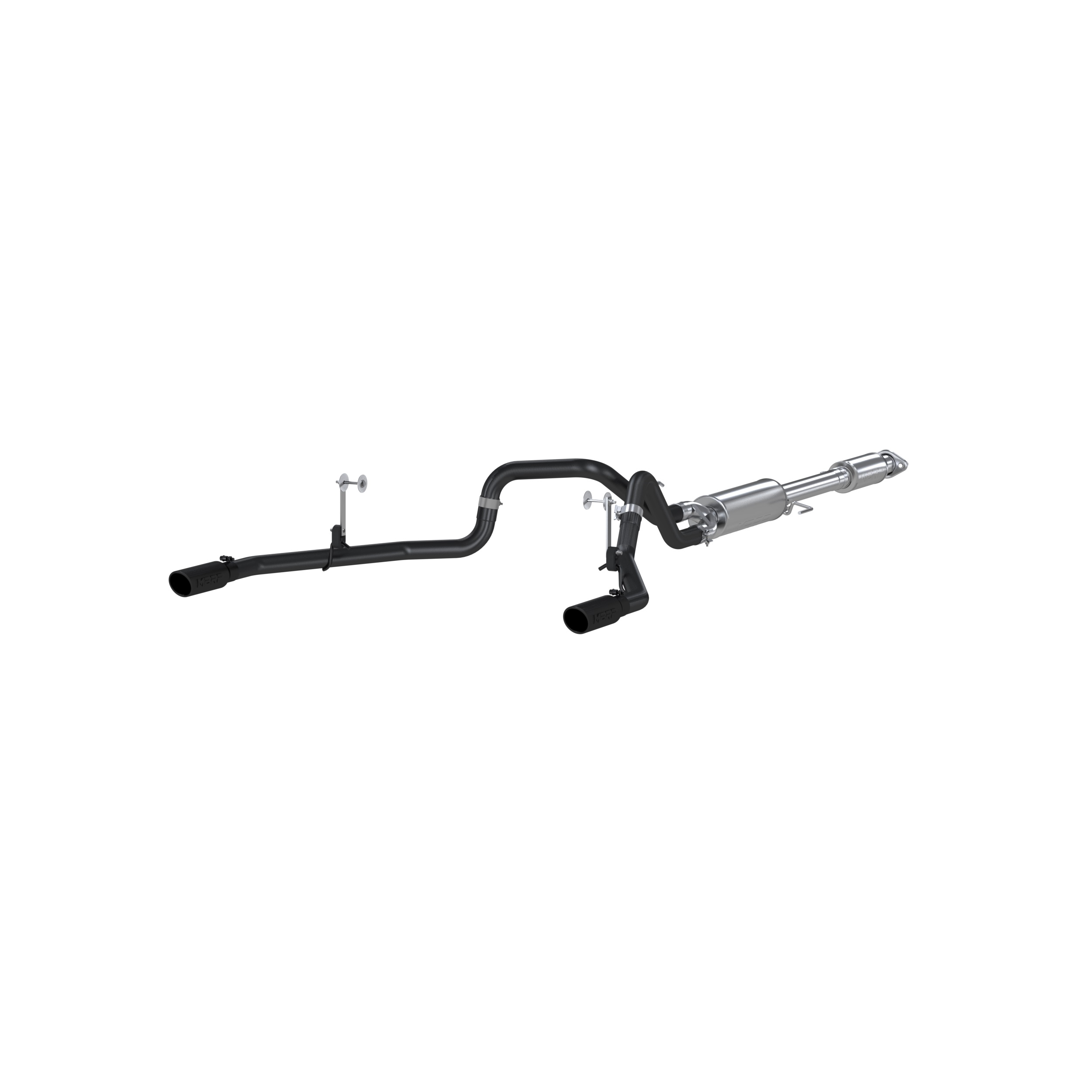 MBRP Exhaust 3in. Cat-Back. 2.5in. Dual Split Rear Exit. BLK S5258BLK