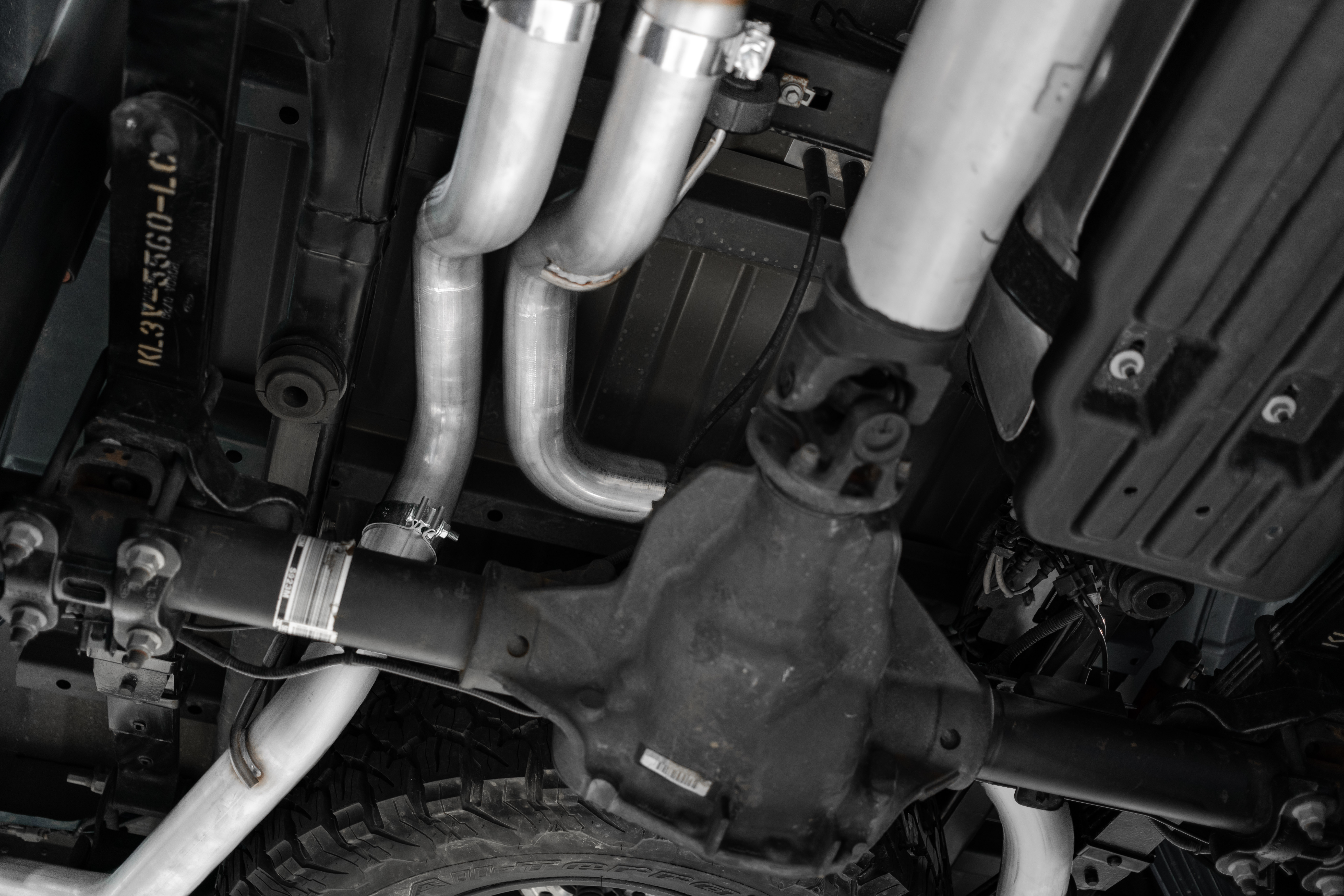 MBRP Exhaust 3in. Resonator Back. Dual Rear Exit. T409 S5264409