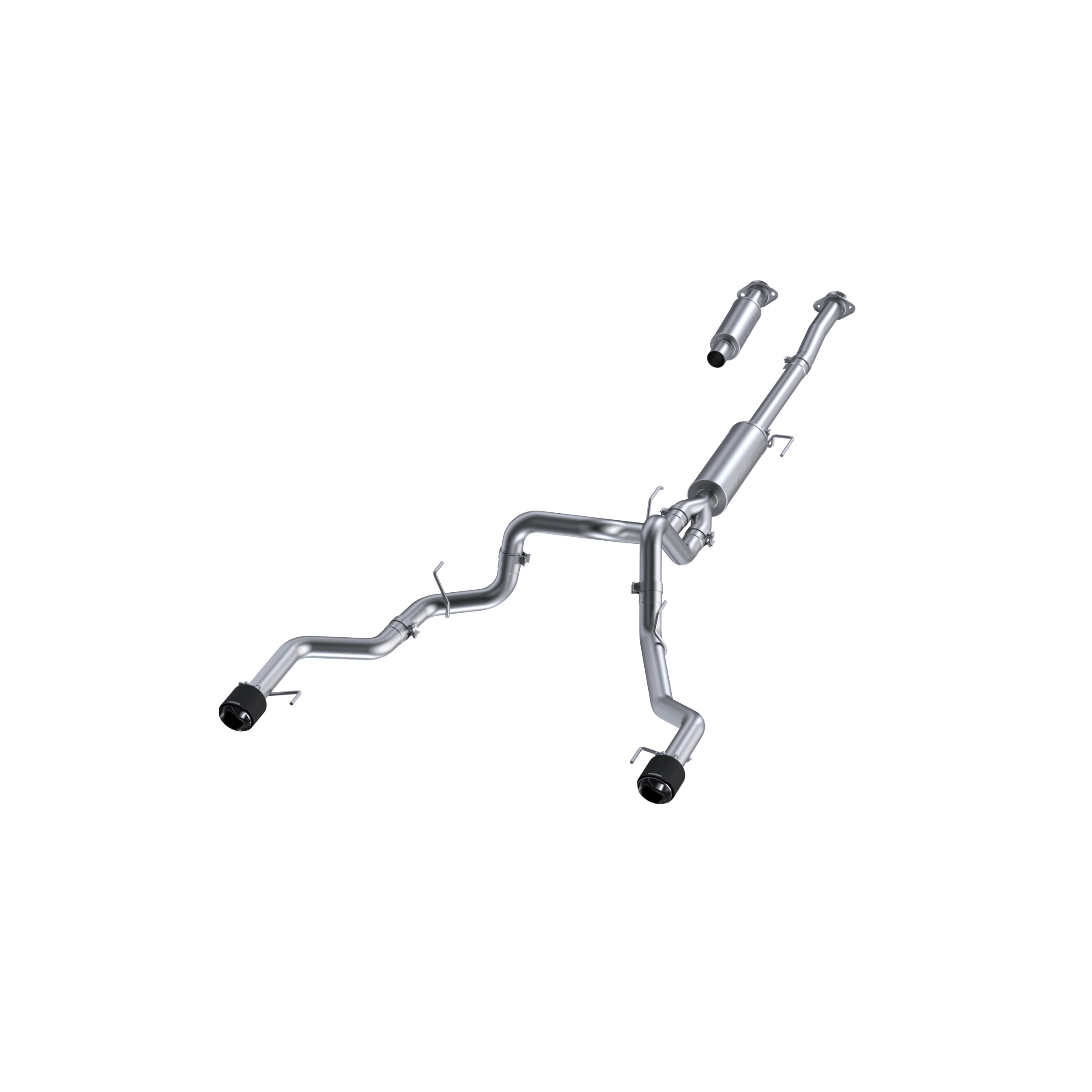 MBRP Exhaust 3in. Cat-Back. Dual Split Rear Exit. T304. CF S52683CF
