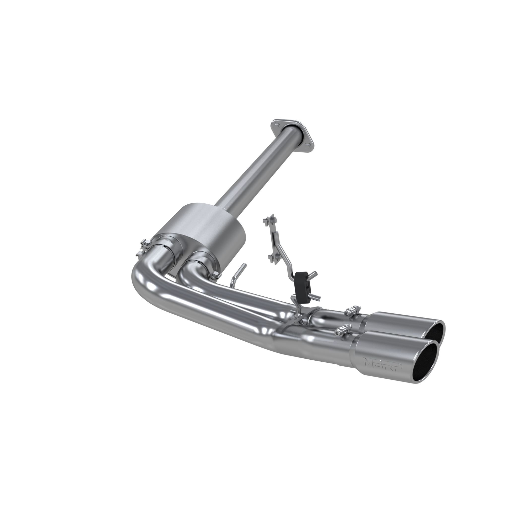 MBRP Exhaust 3in. Cat-Back. Pre-Axle Dual Outlet Single Side. Race Version. AL S5260AL