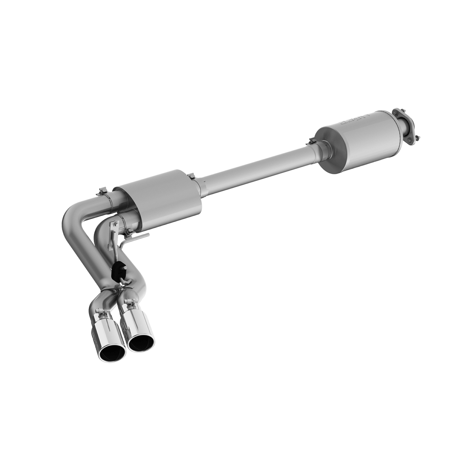 MBRP Exhaust 3in. Cat-Back. Pre-Axle Dual Outlet. Passenger Side. Street Version. T304 S5262304