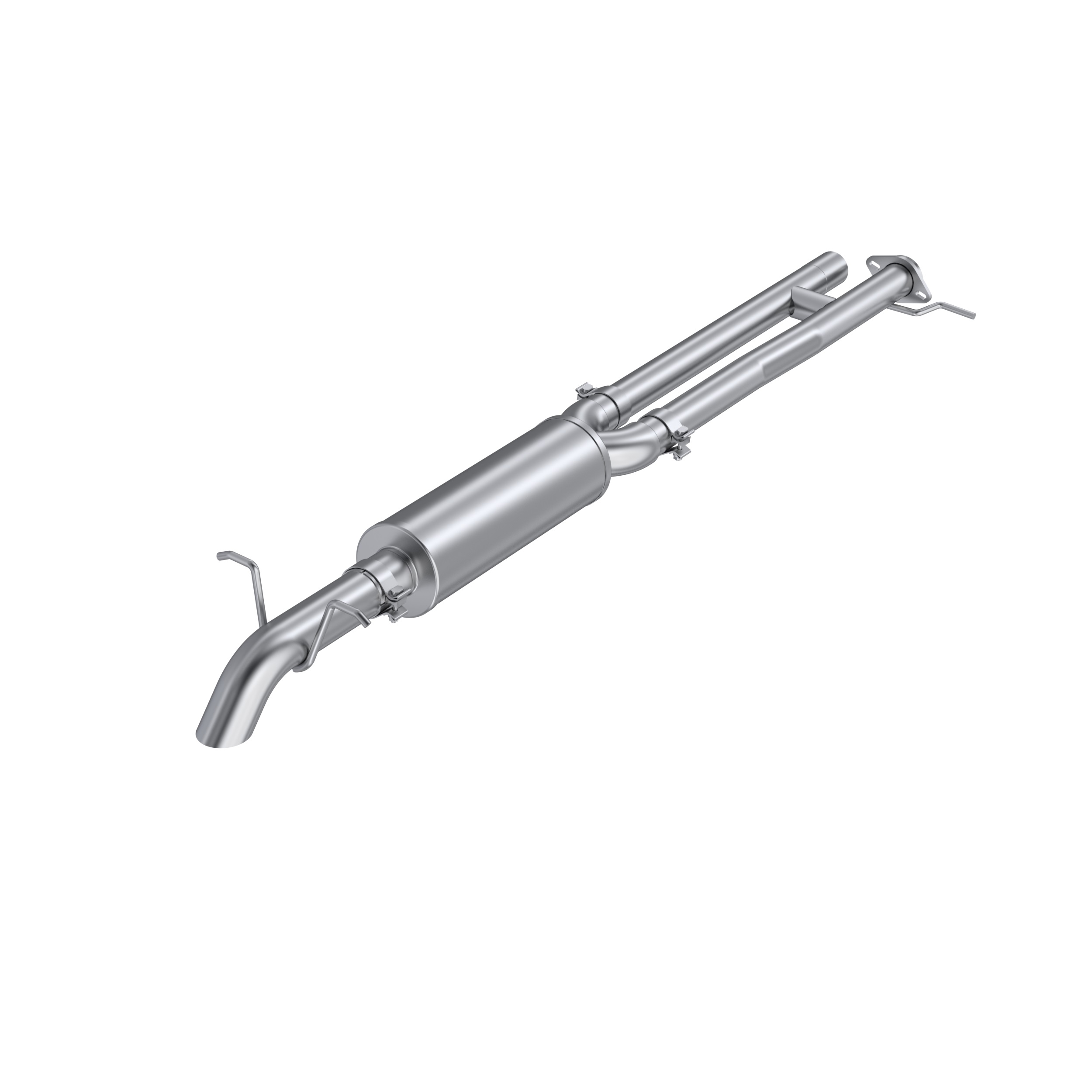 MBRP Exhaust MBRP 2.5 Inch Cat-Back, 3 inch Single Rear Turn-Down, T304. S5274304