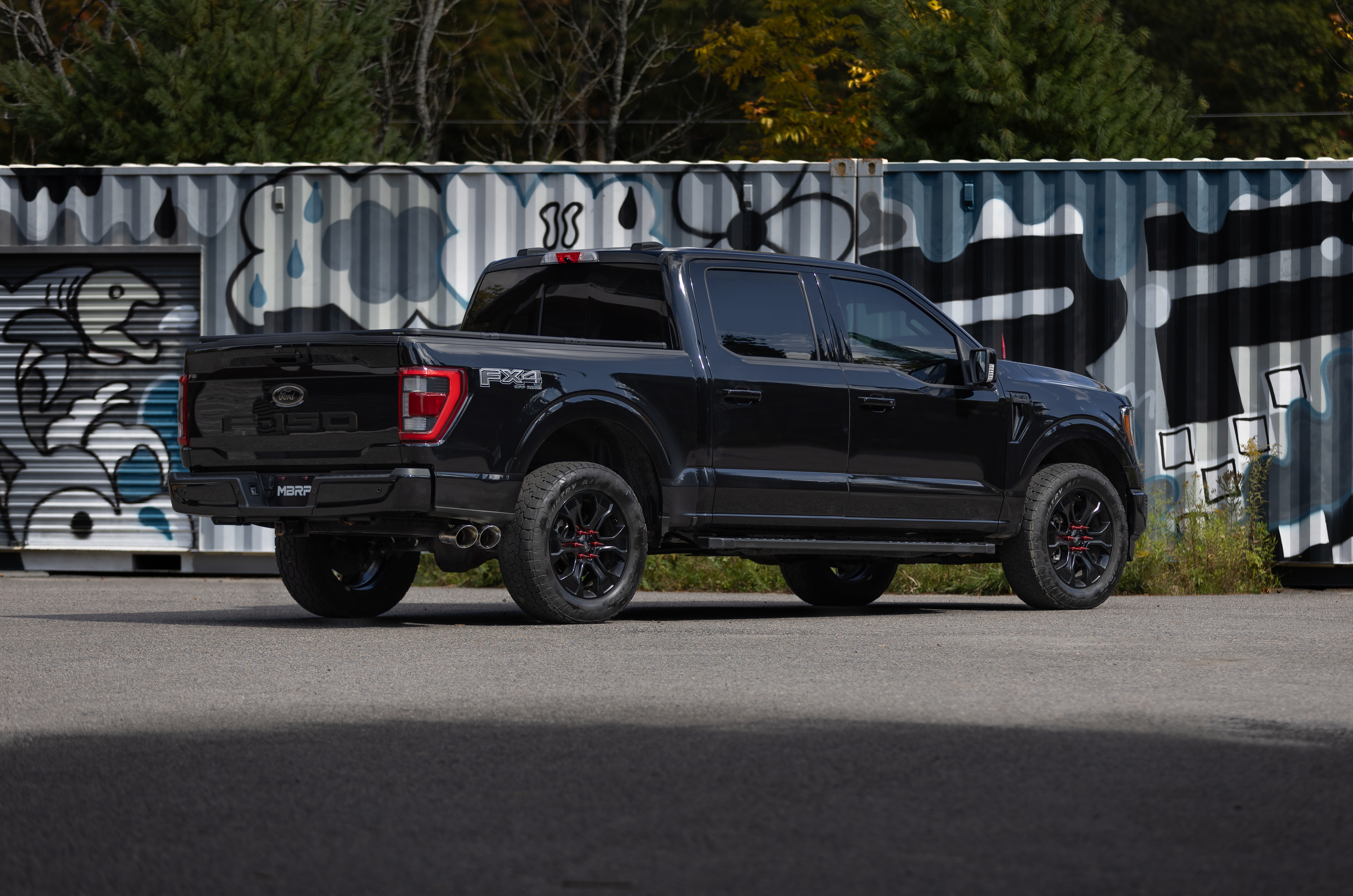 MBRP Exhaust MBRP 3-inch Cat-Back, Dual Side Exit, BLK S5277BLK