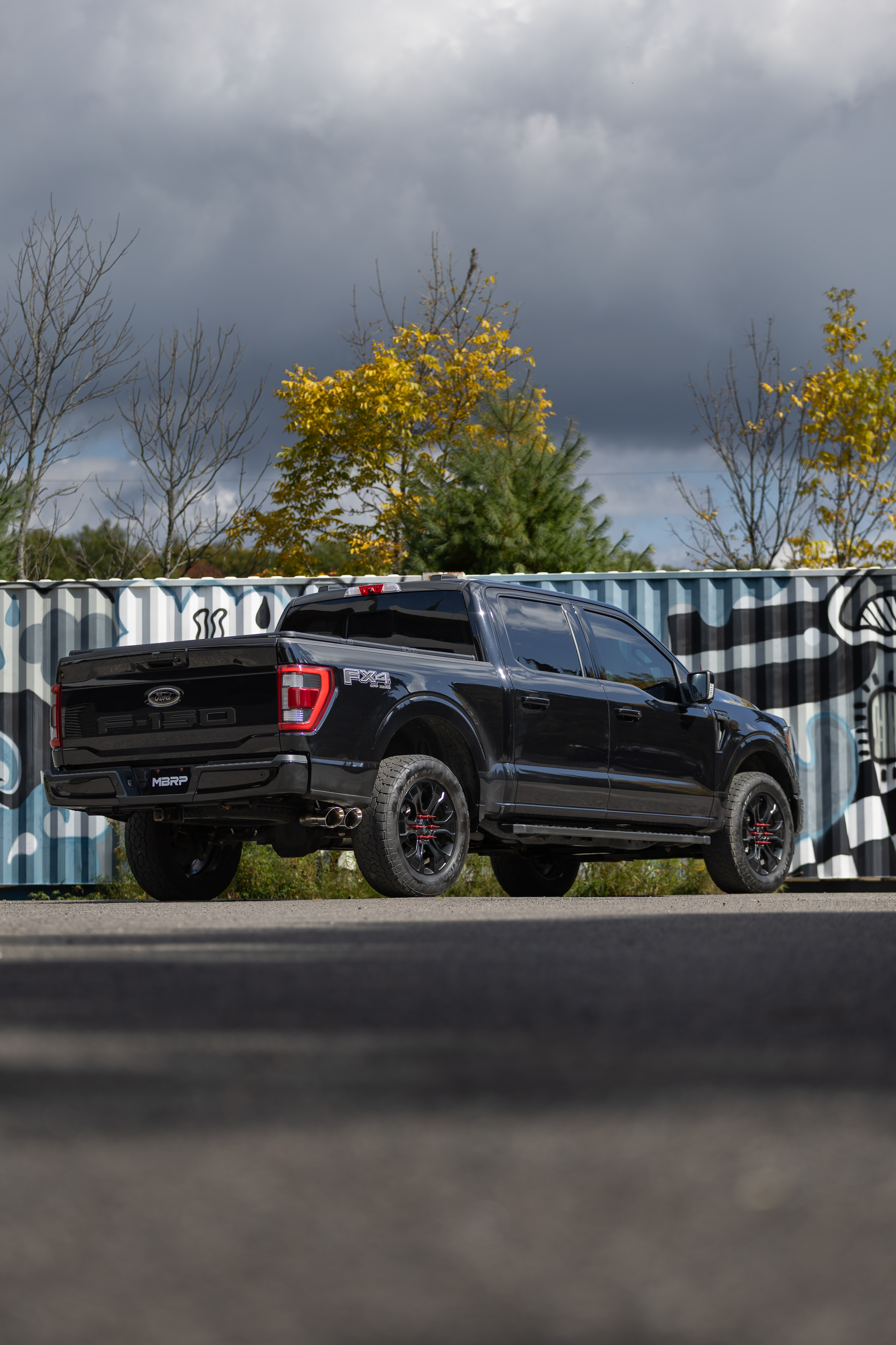 MBRP Exhaust MBRP 3-inch Cat-Back, Dual Side Exit, BLK S5277BLK