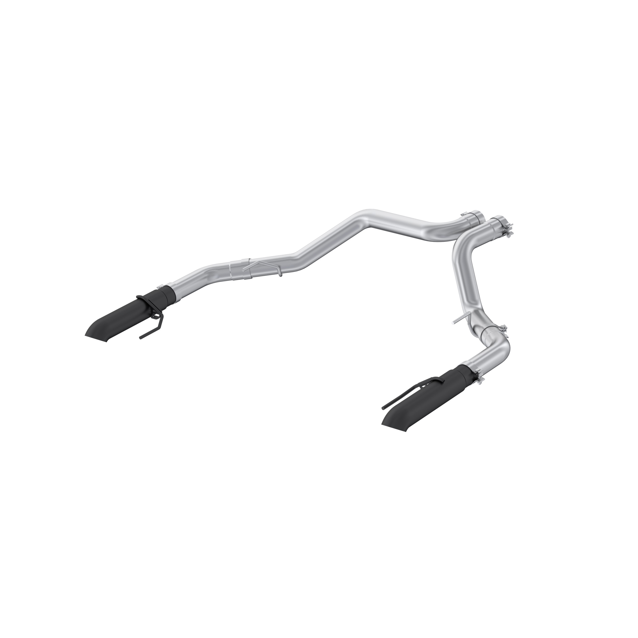 MBRP Exhaust MBRP 3 Inch Axle-Back Dual Rear Turndown, T304 BLK S5278BLK