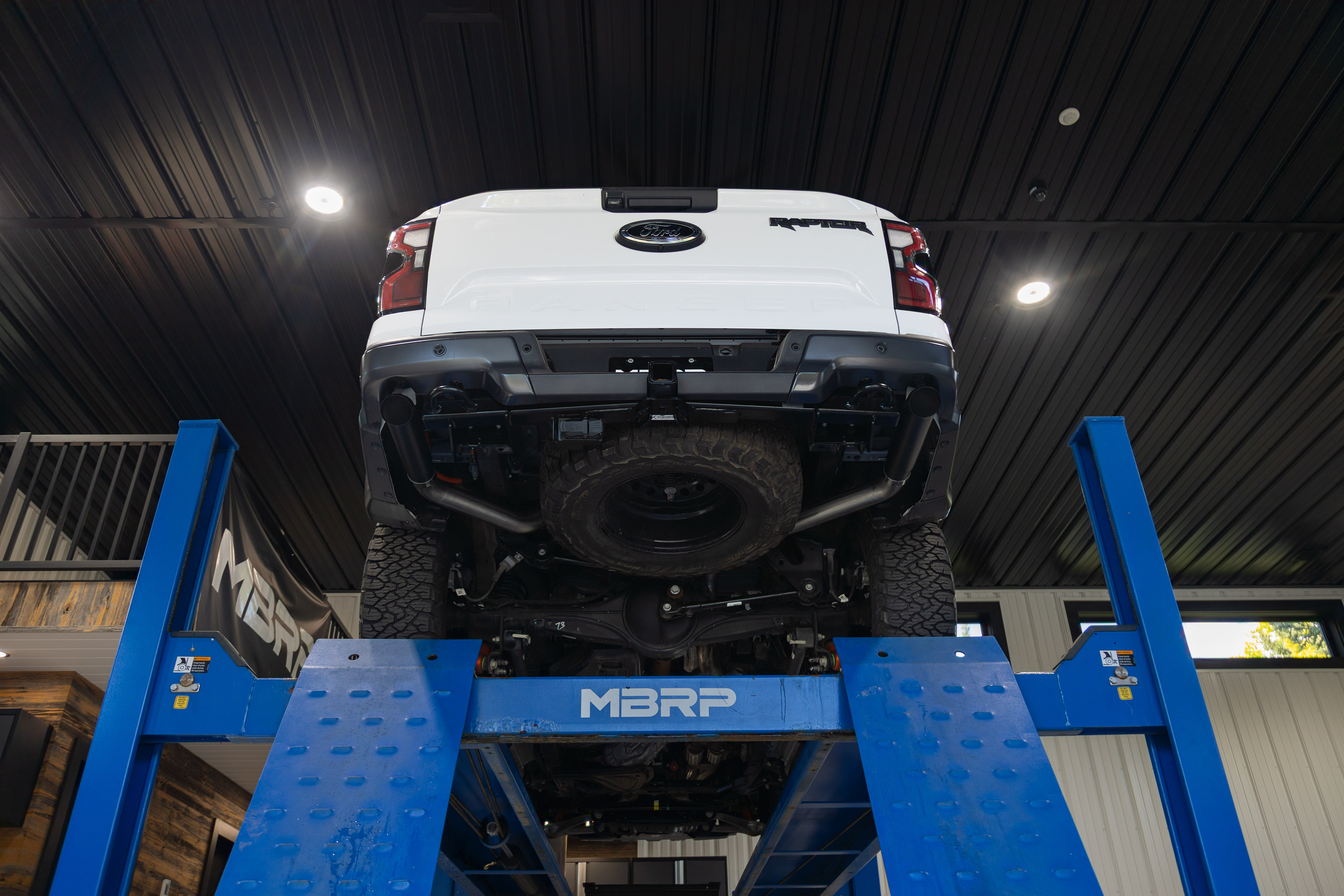 MBRP Exhaust MBRP 3 Inch Axle-Back Dual Rear Turndown, T304 BLK S5270BLK