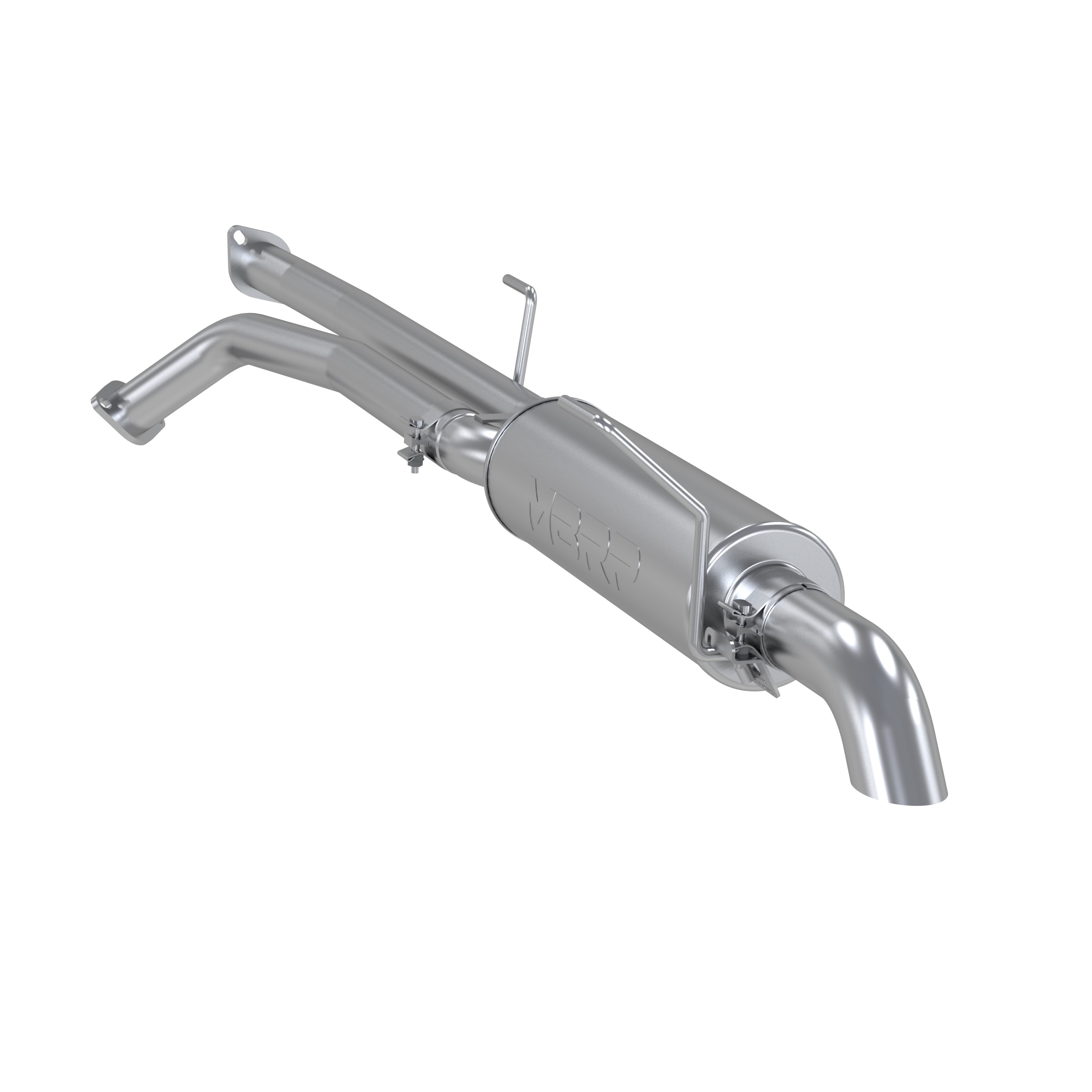 MBRP Exhaust 2.5in. Cat-Back. 3in. Turn Down. AL S5318AL