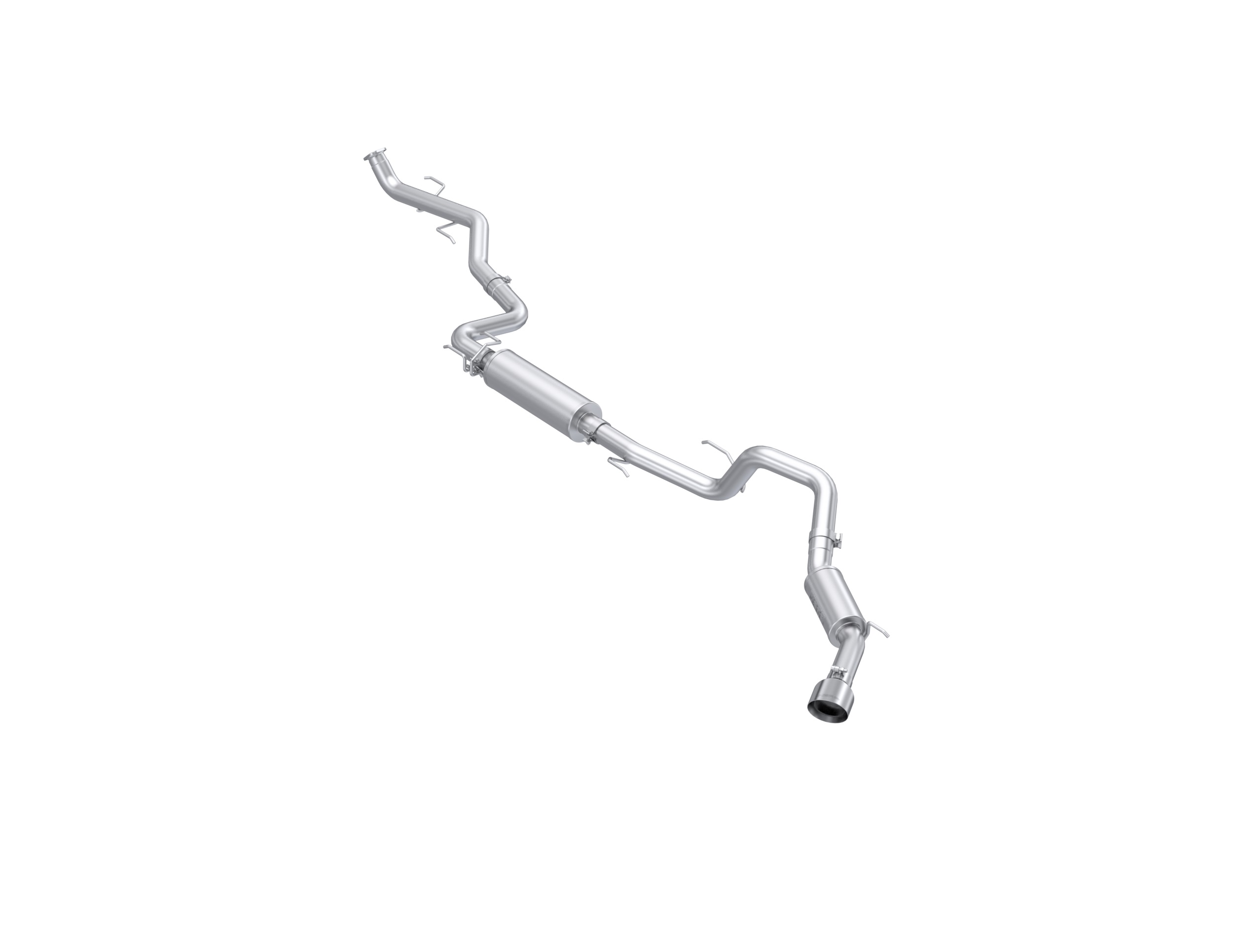 MBRP Exhaust 3in. Cat-Back, Single Side Exit with Tip, T304. S5323304