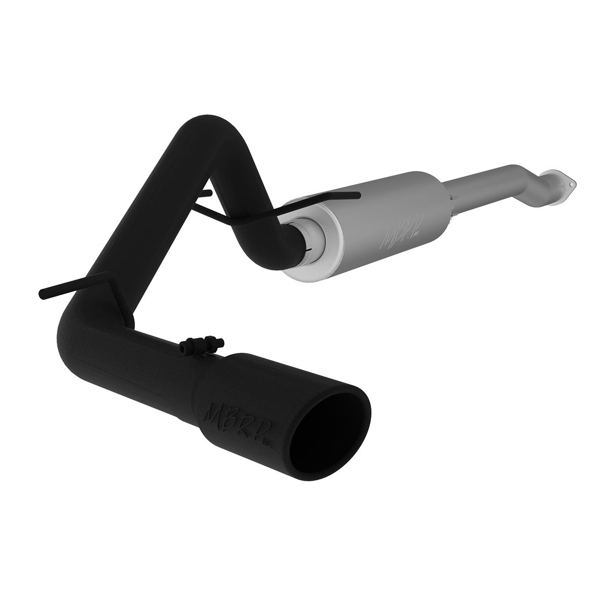 MBRP Exhaust 3in. Cat-Back. Single Side Exit. BLK S5338BLK