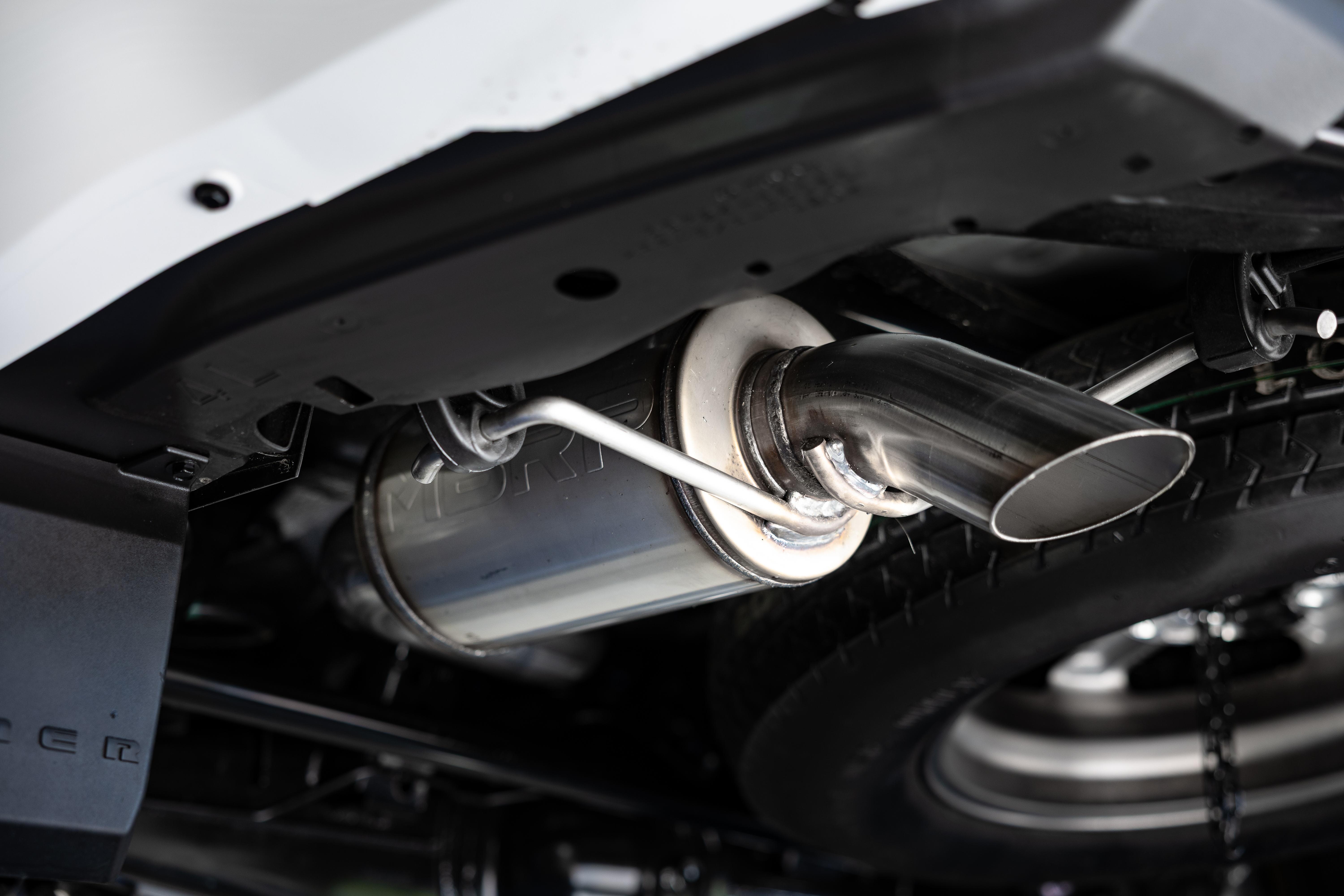 MBRP Exhaust MBRP Overland 3-Inch Cat-Back Single Rear High-Clearance Turn Down, AL. S5344AL