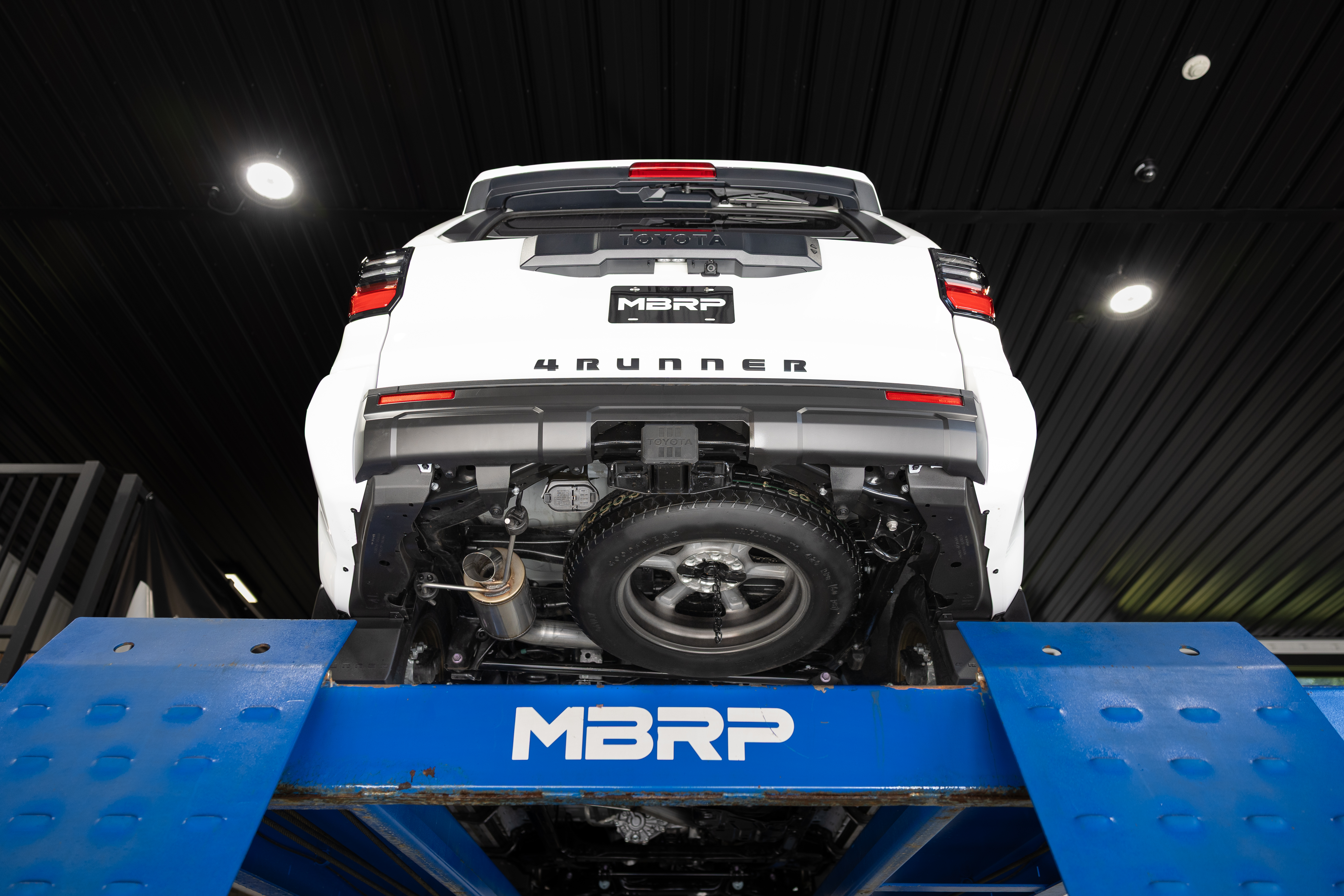 MBRP Exhaust MBRP Overland 3-Inch Cat-Back Single Rear High-Clearance Turn Down, T304. S5344304