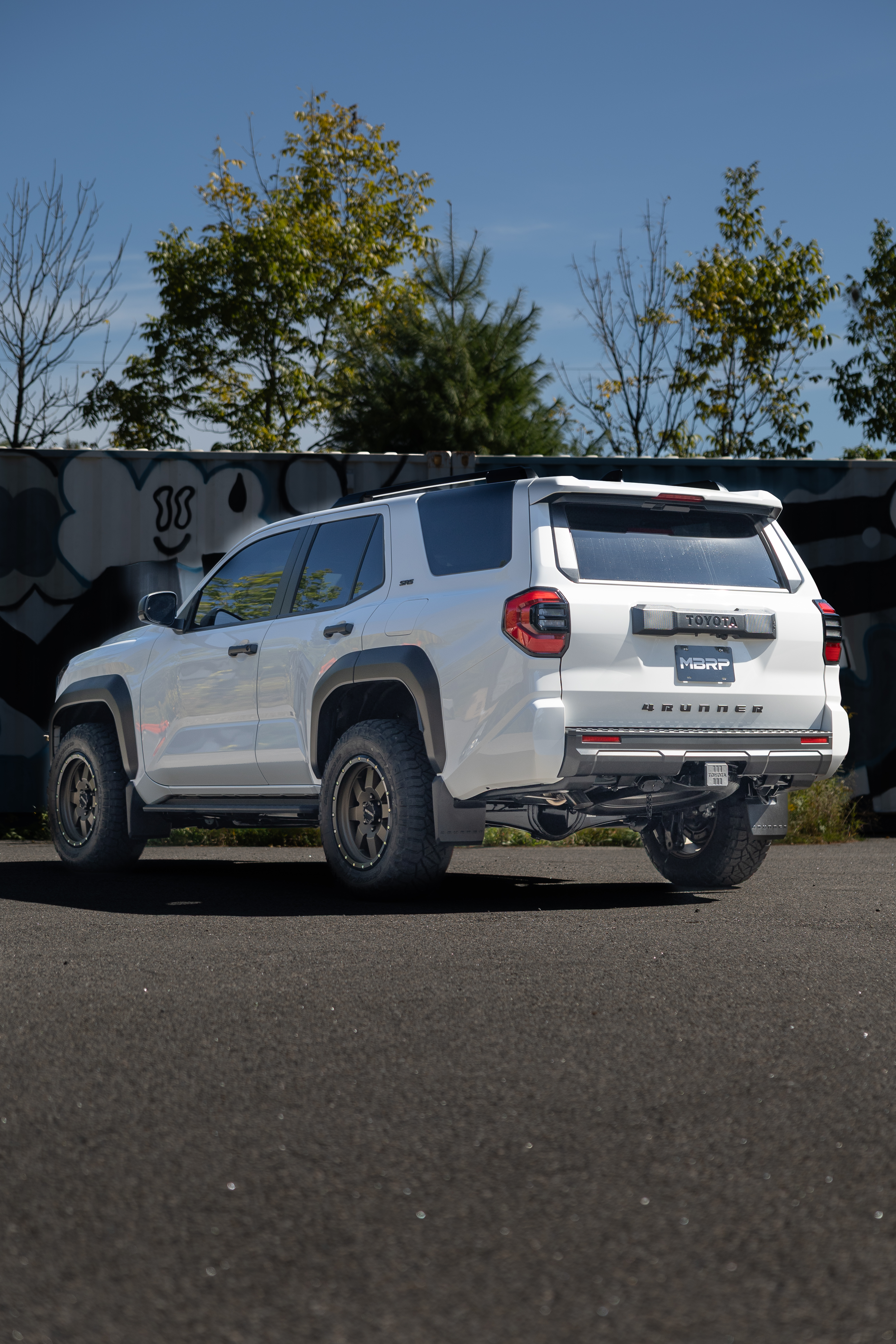 MBRP Exhaust MBRP Overland 3-Inch Cat-Back Single Rear High-Clearance Turn Down, AL. S5344AL