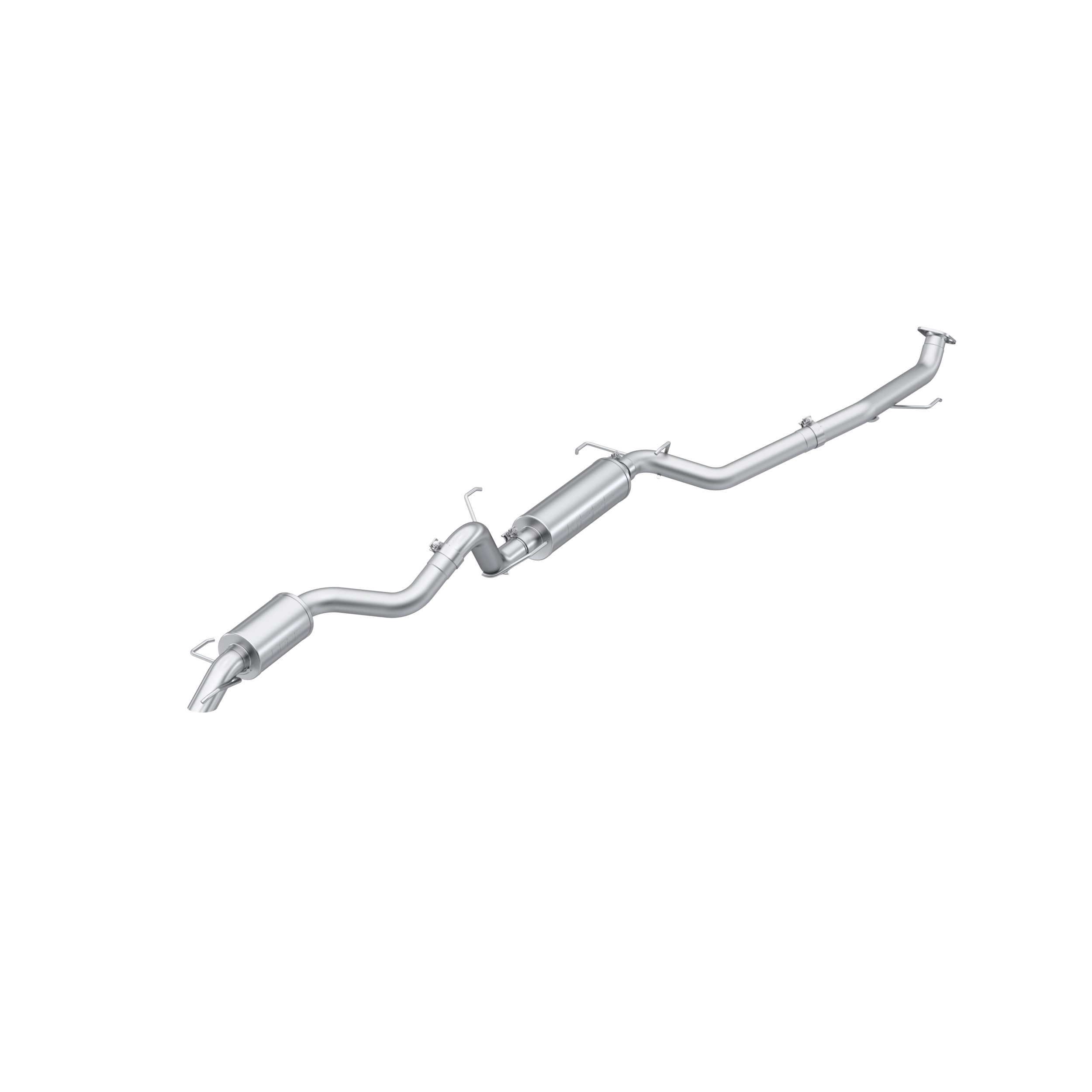 MBRP Exhaust MBRP Overland 3-Inch Cat-Back Single Rear High-Clearance Turn Down, AL. S5344AL