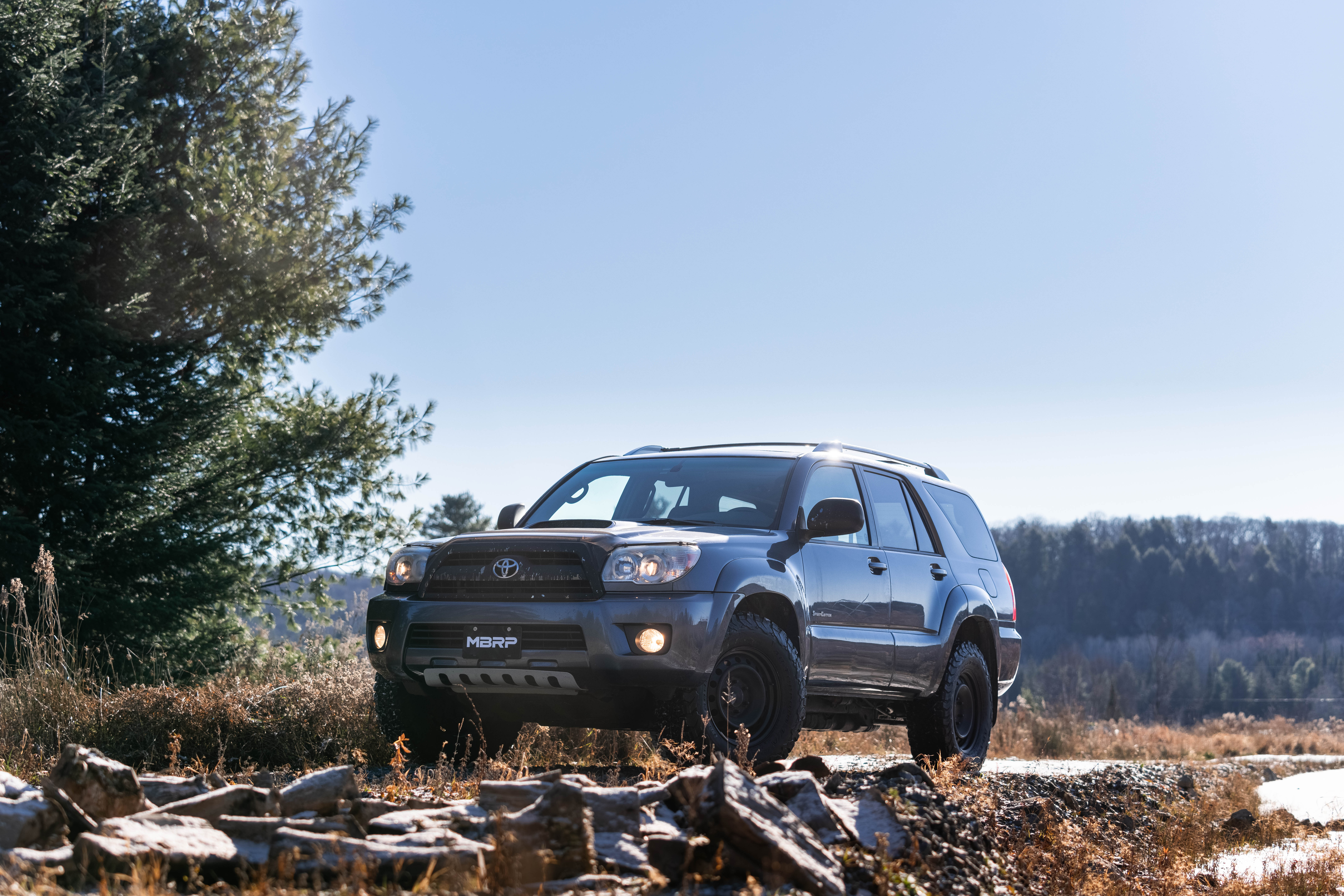 MBRP Exhaust 2.5in. Cat-Back. High-Clearance. Single Rear Exit. AL S5343AL