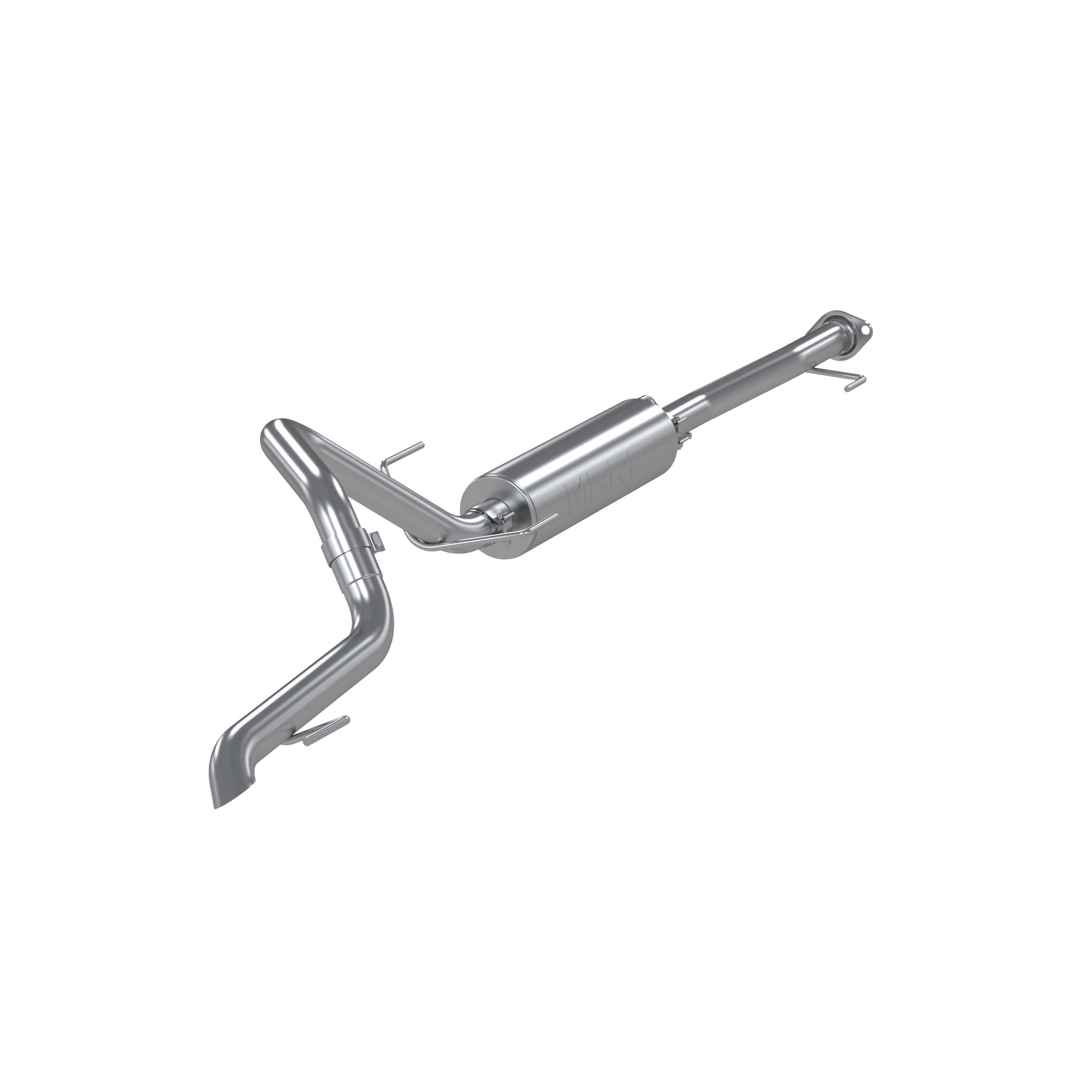 MBRP Exhaust 2.5in. Cat-Back. High-Clearance. Single Rear Exit. AL S5343AL