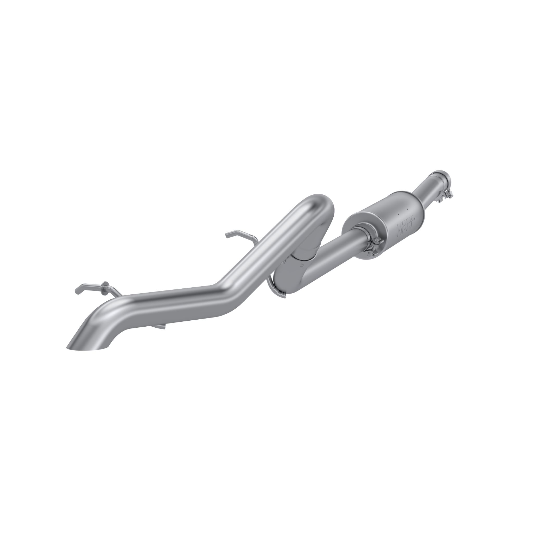 MBRP Exhaust 2.5in. Cat-Back. Turn Down Rear. Muffler Before Axle. Off-Road Tail Pipe. T409 S5514409