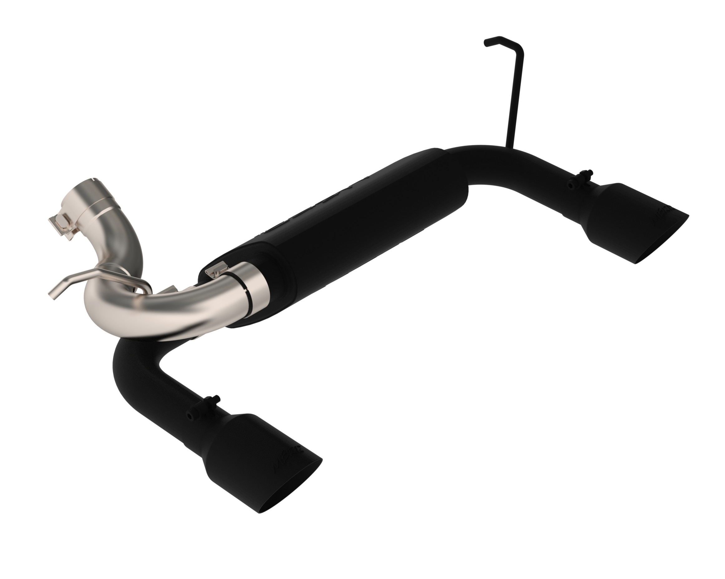 MBRP Exhaust 2.5in. Axle-Back. Dual Rear Exit. BLK S5528BLK