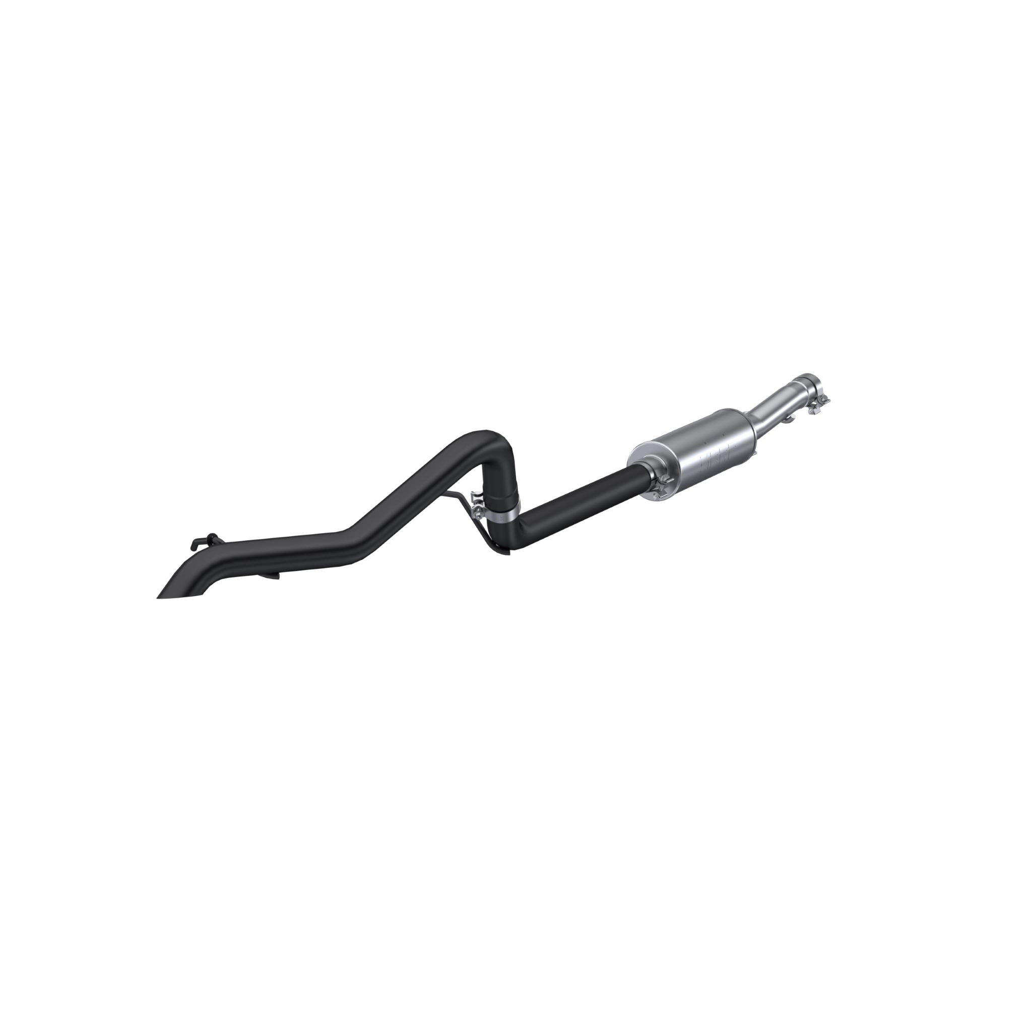 MBRP Exhaust 2.5in. Cat-Back. Single Rear Exit. Off-Road Tail Pipe. BLK S5530BLK