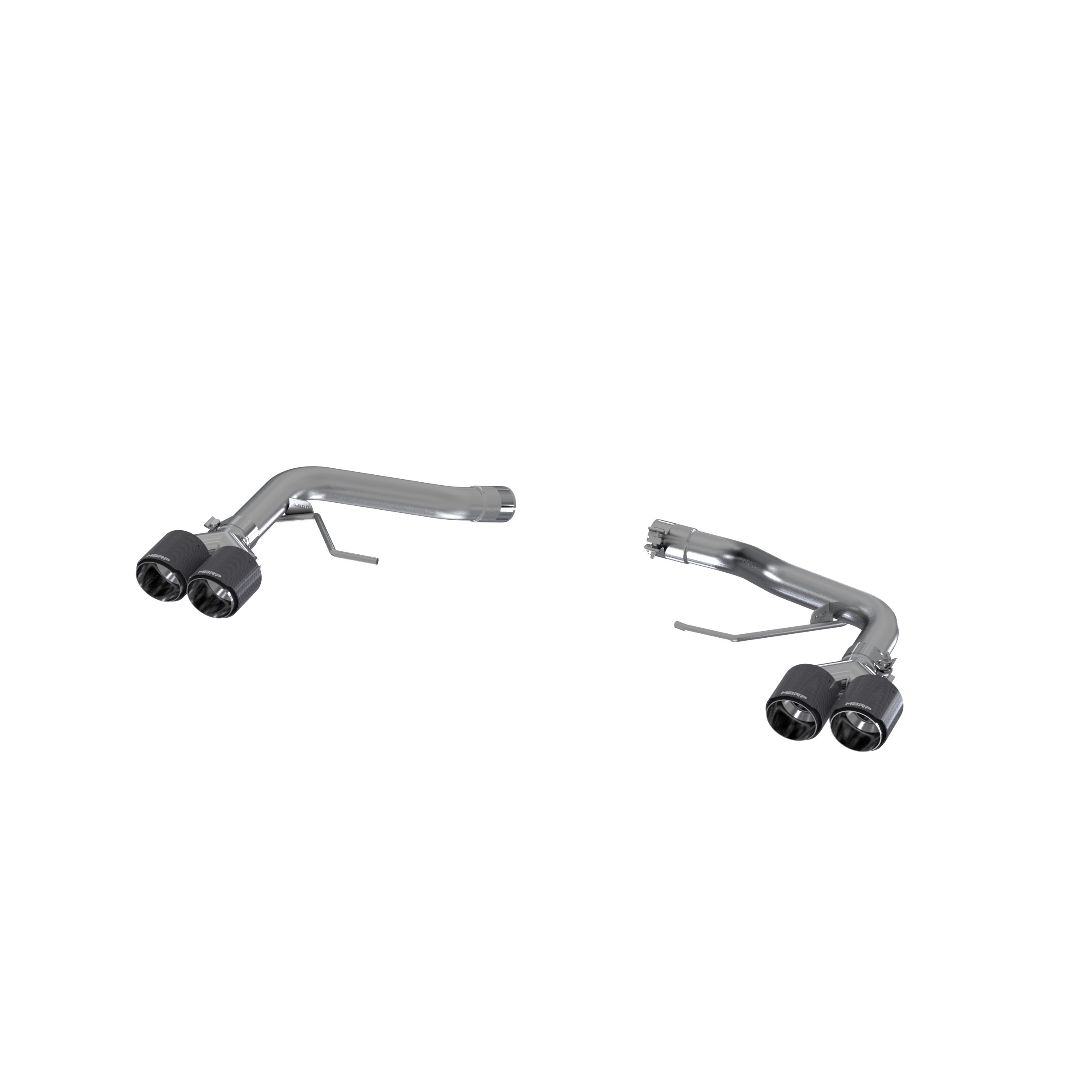 MBRP Exhaust 2.5in. Axle-Back. Dual Rear Exit. Muffler Bypass. T304. CF Tips. S56023CF