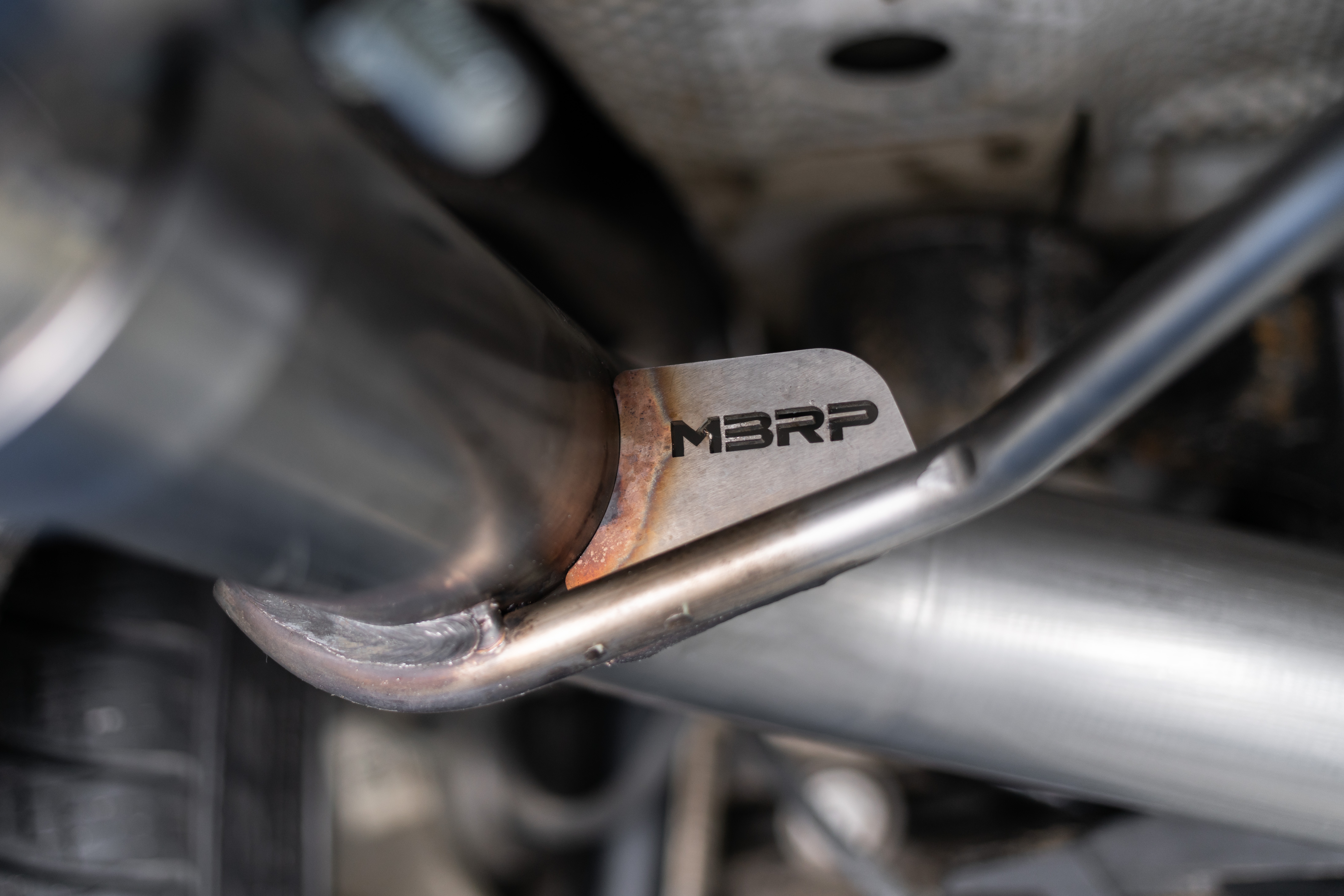 MBRP Exhaust 2.5in. Axle-Back. Dual Rear Exit. Muffler Bypass. T304. CF Tips. S56023CF