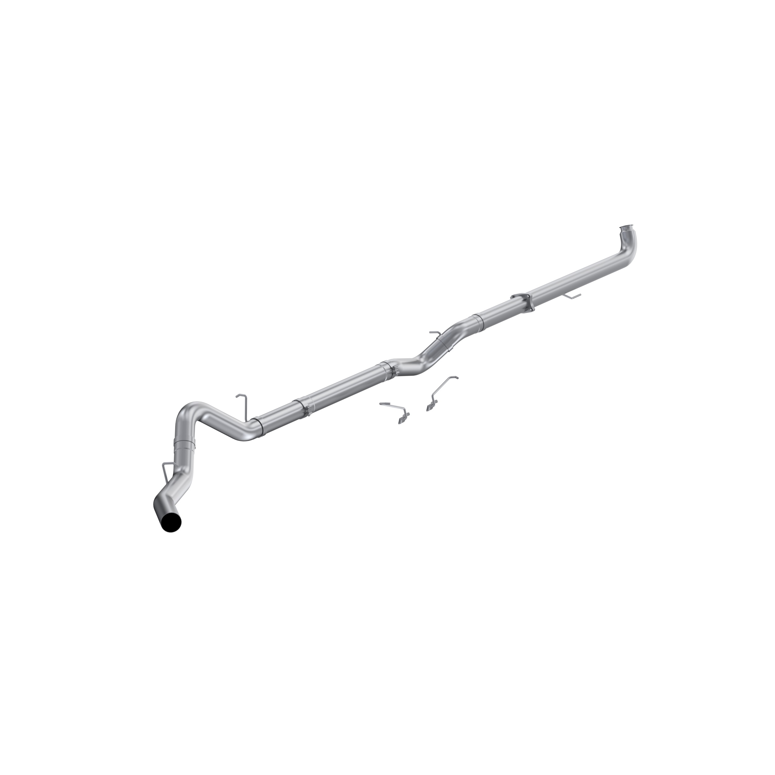 MBRP Exhaust 4in. Downpipe-Back. Single Side Exit. AL S6005PLM
