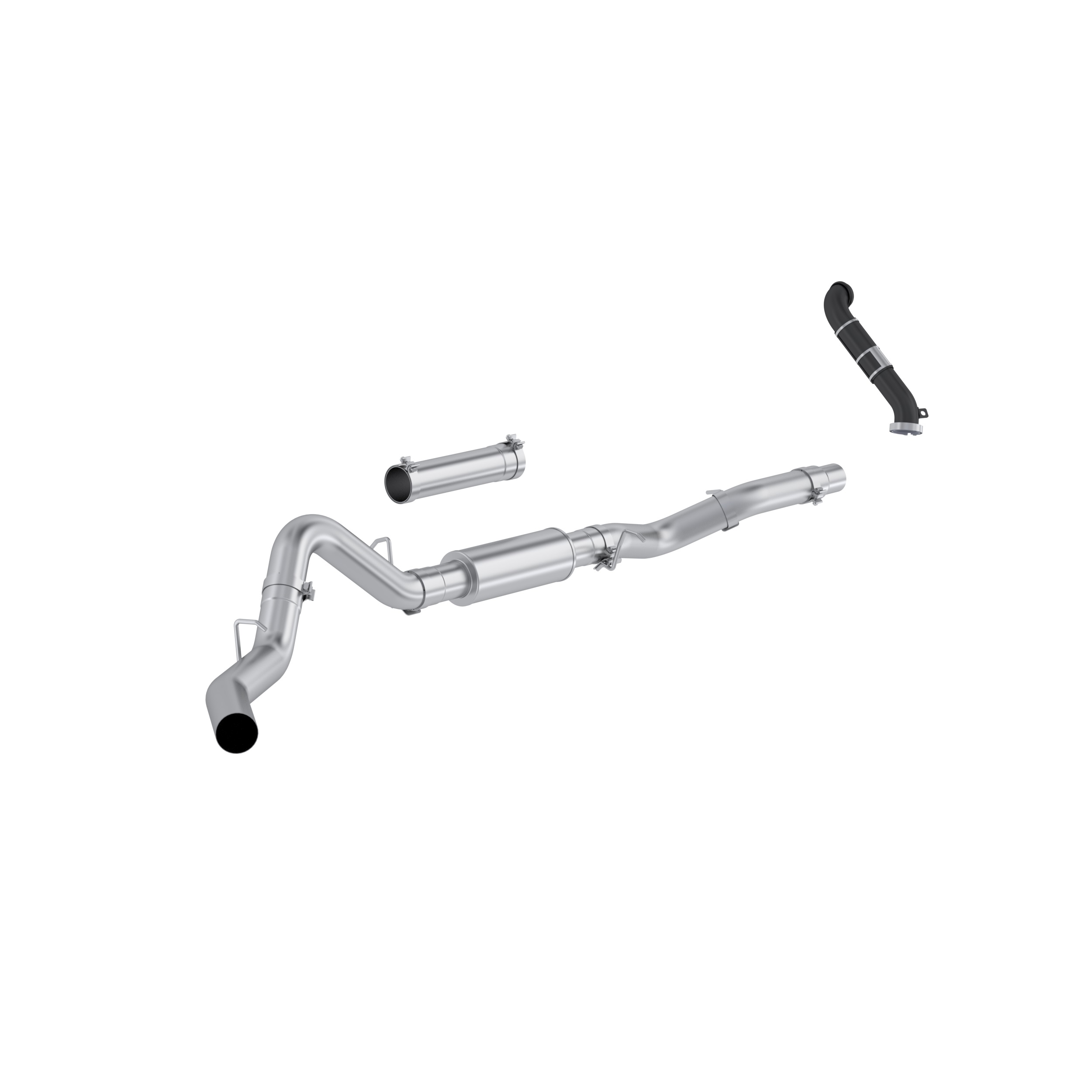 MBRP Exhaust MBRP 4in. Cat-Back Single Side with Downpipe, AL. S6007P
