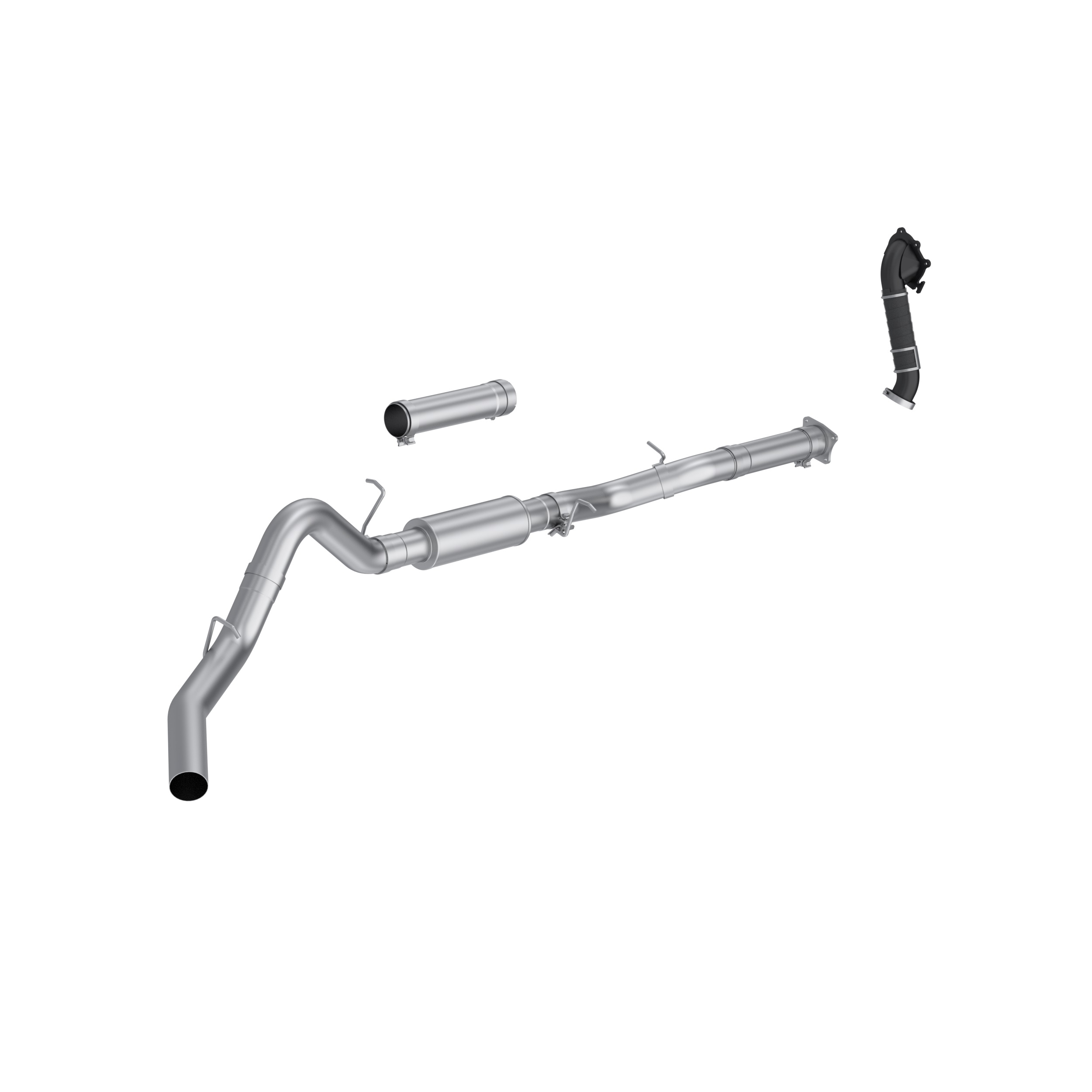 MBRP Exhaust MBRP 4in. Cat-Back Single Side with Downpipe, AL. S6001P