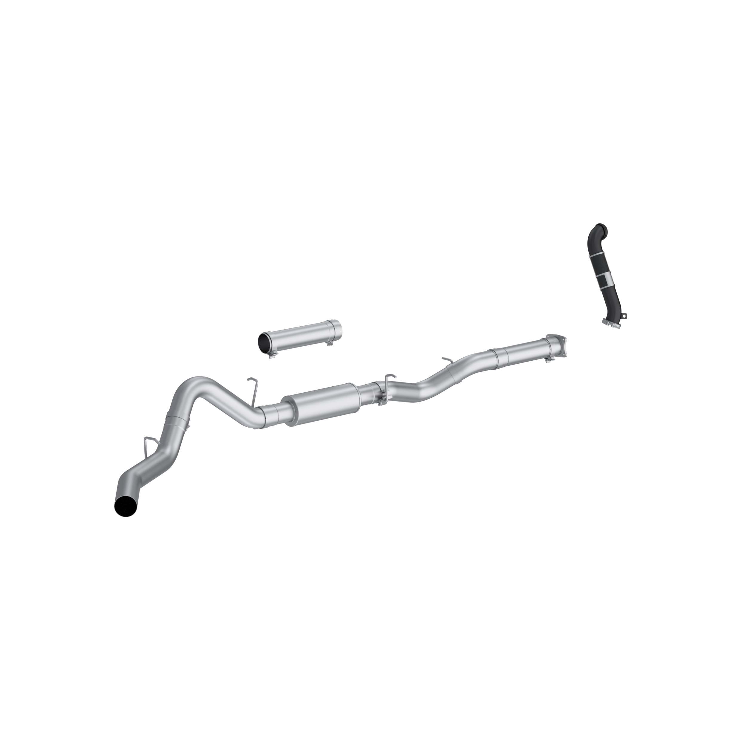 MBRP Exhaust MBRP 4in. Cat-Back Single Side with Downpipe, AL. S6003P