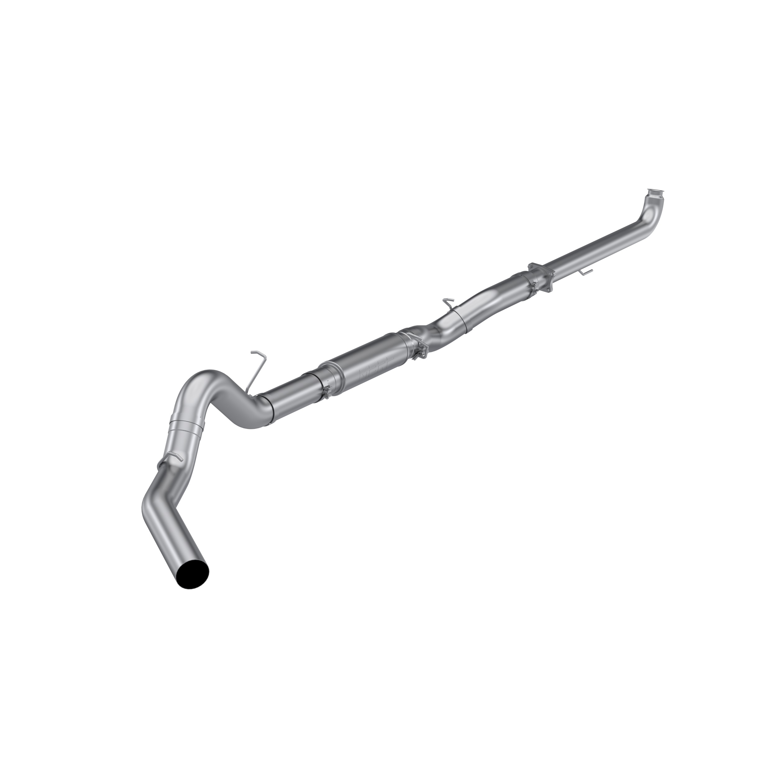 MBRP Exhaust 5in. Downpipe-Back. Single Side Exit. AL S60210P