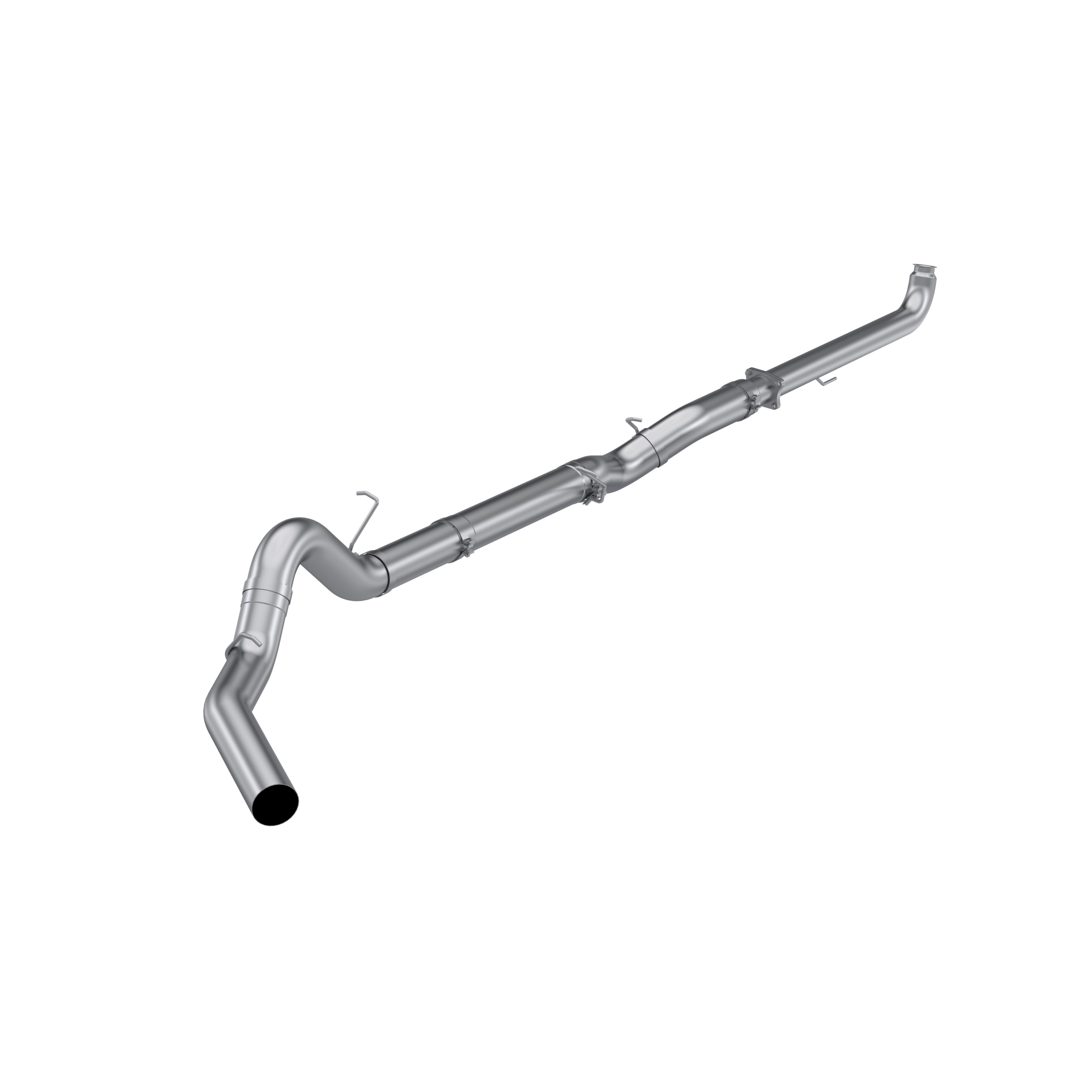 MBRP Exhaust 5in. Downpipe-Back. Single Side Exit. No Muffler. T409 S60210SLM