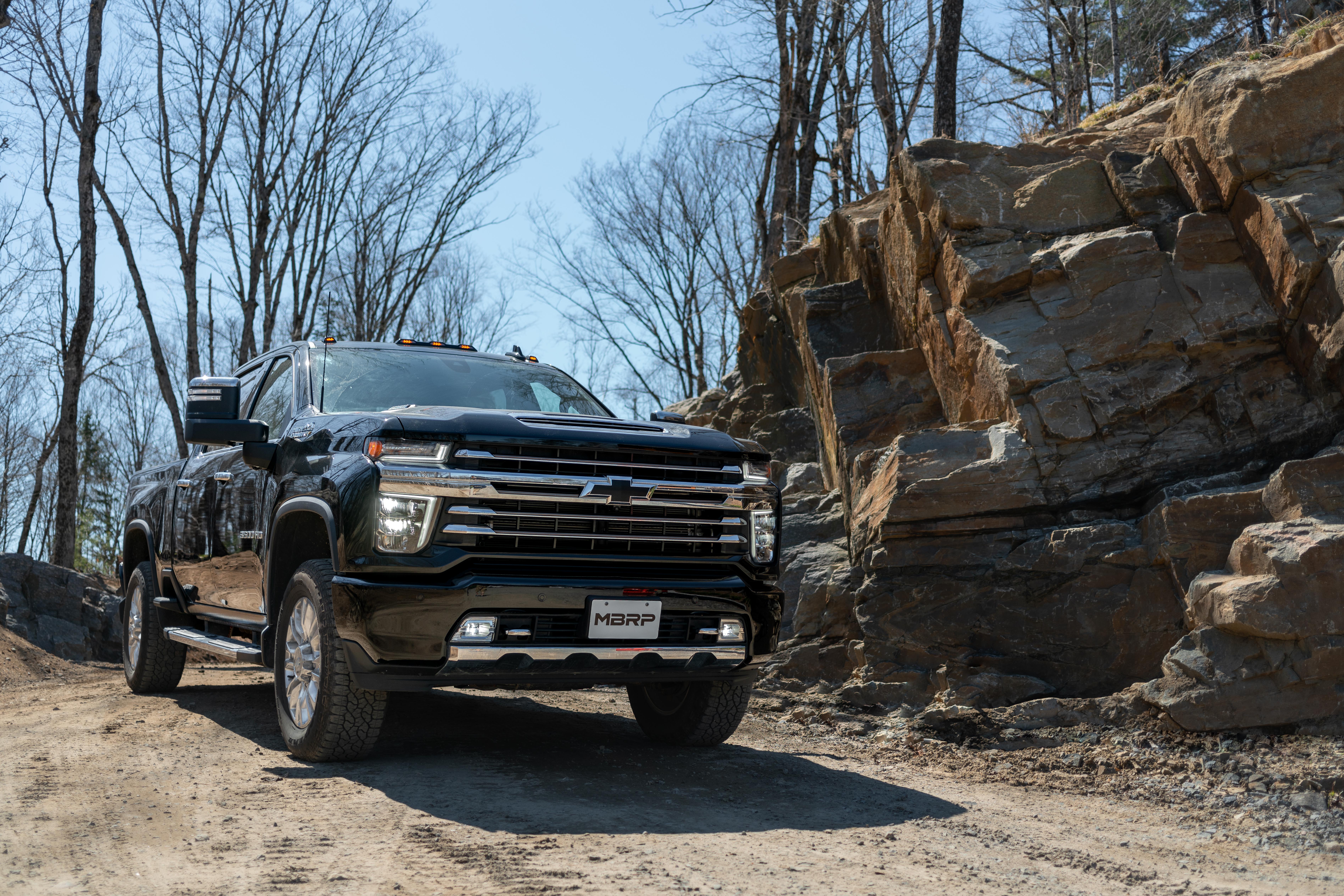 MBRP Exhaust 4in. Filter Back. Single Side Exit. BLK S6059BLK