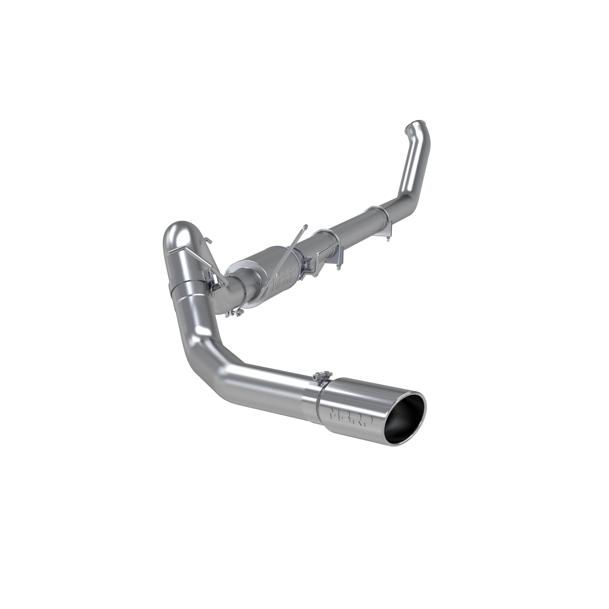 MBRP Exhaust 4in. Turbo Back. Single Side Exit. T409 S6104409