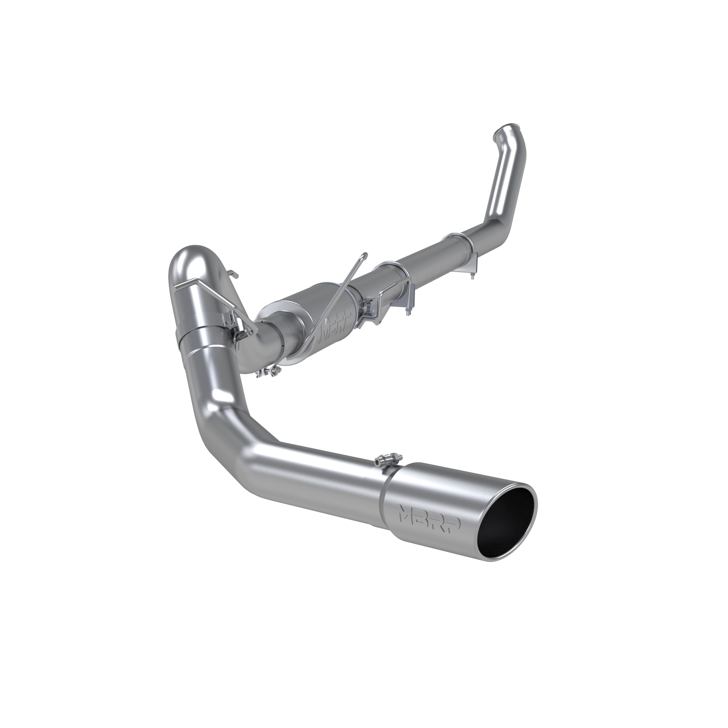 MBRP Exhaust 4in. Turbo Back. Single Side Exit. AL S6104AL