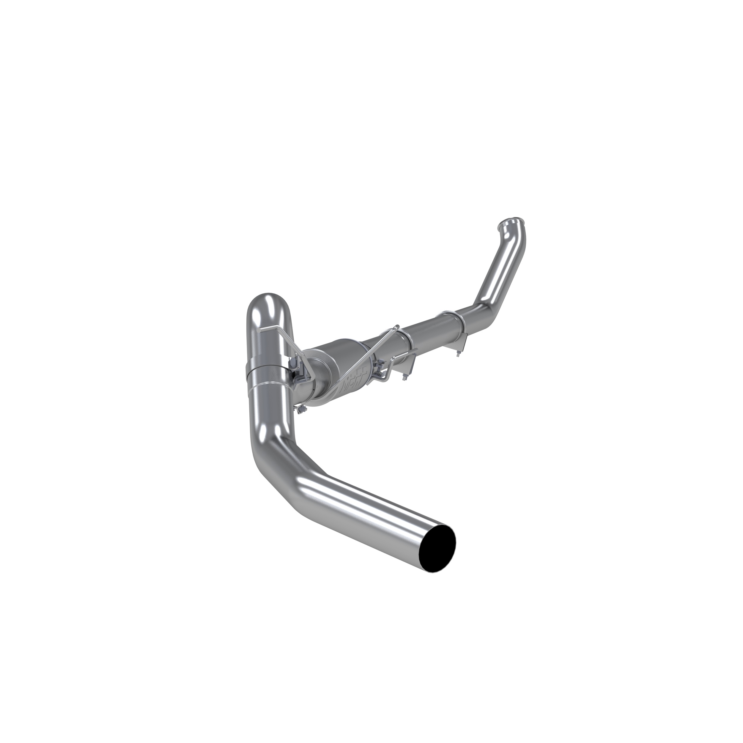 MBRP Exhaust 4in. Turbo Back. Single Side Exit. AL S6104P