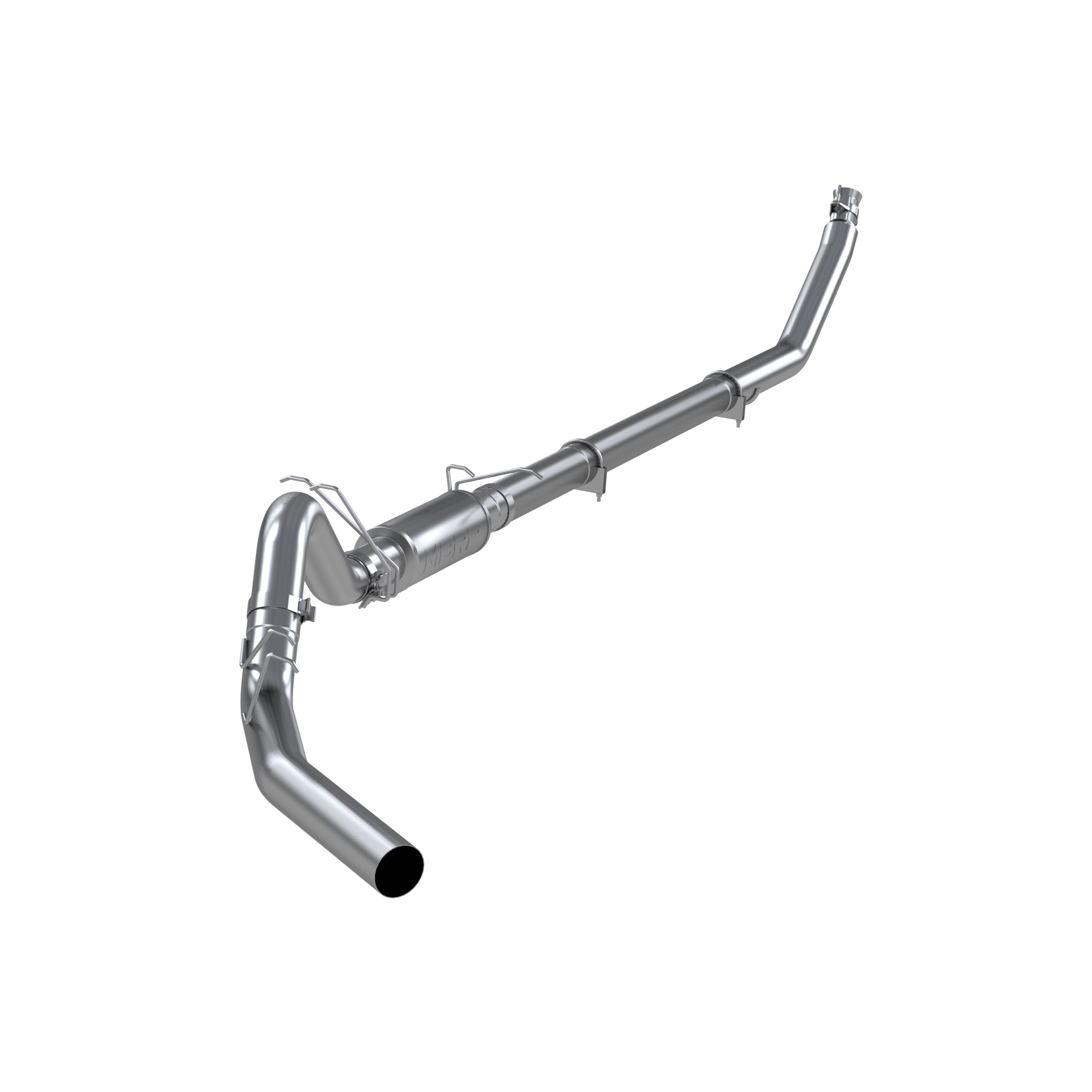 MBRP Exhaust 4in. Turbo Back. Single Side Exit. AL S6100P