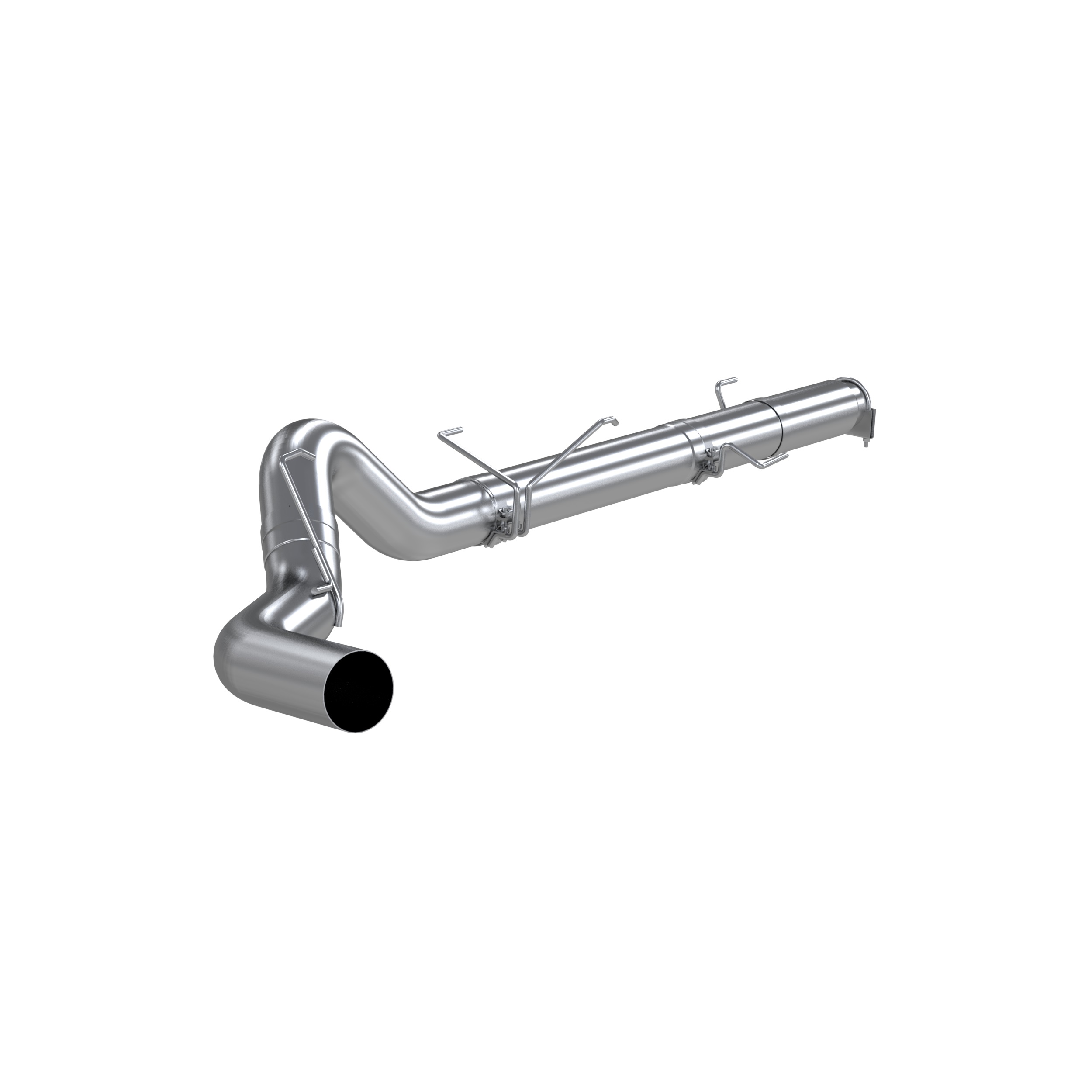 MBRP Exhaust 5in. Cat-Back. Single Side Exit. No Muffler. AL S61180PLM