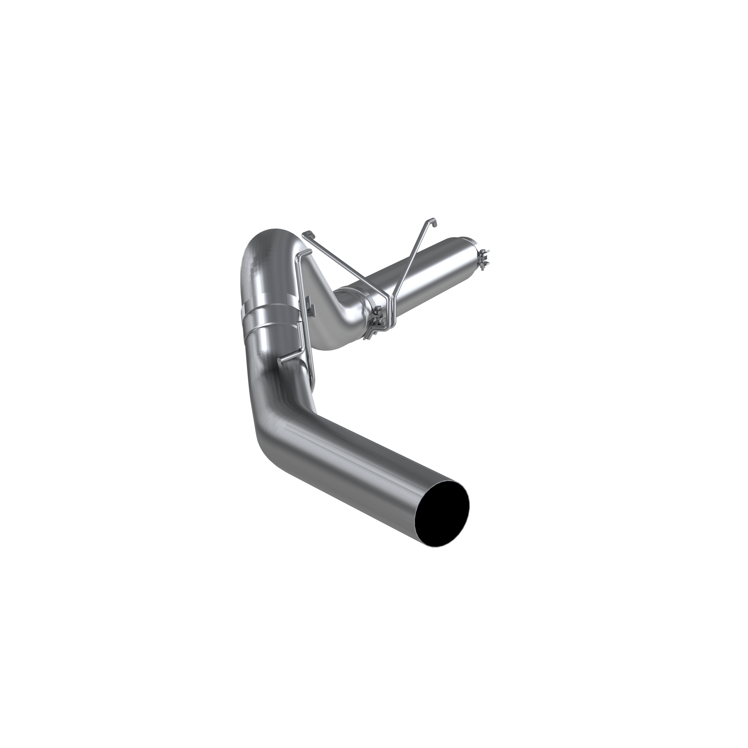 MBRP Exhaust 5in. Filter Back. Single Side Exit. No Muffler. AL S61340PLM